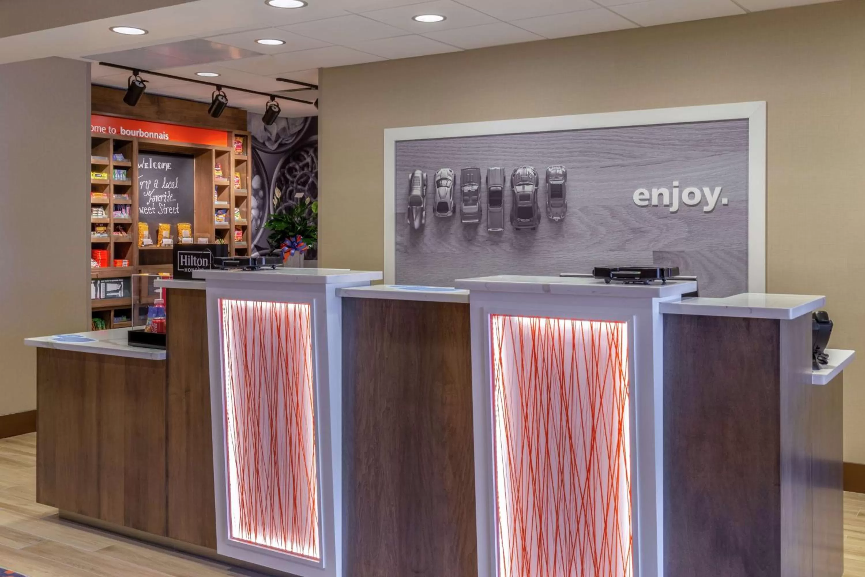 Lobby or reception in Hampton Inn Bourbonnais Kankakee