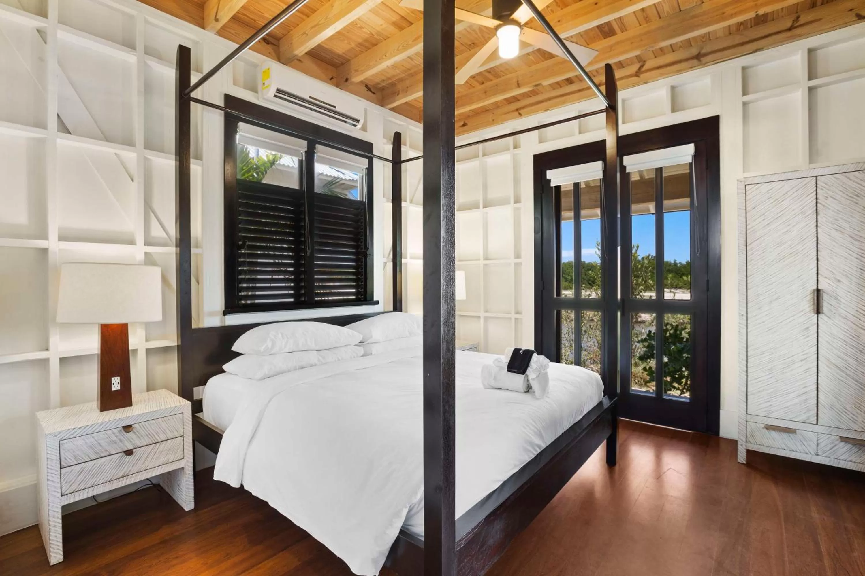 View (from property/room), Bed in Mahogany Bay Resort and Beach Club, Curio Collection