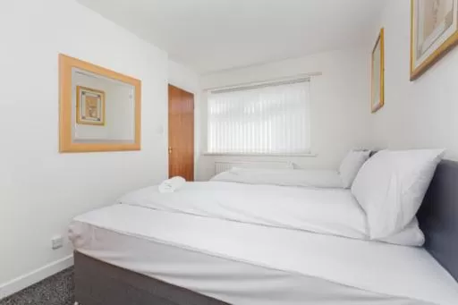 Bedroom in The Norwood Hotel for Groups-Blackpool Party Weekends