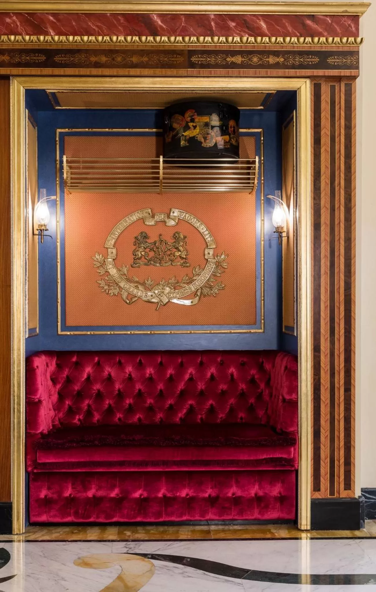 Decorative detail in Hotel Regina Palace