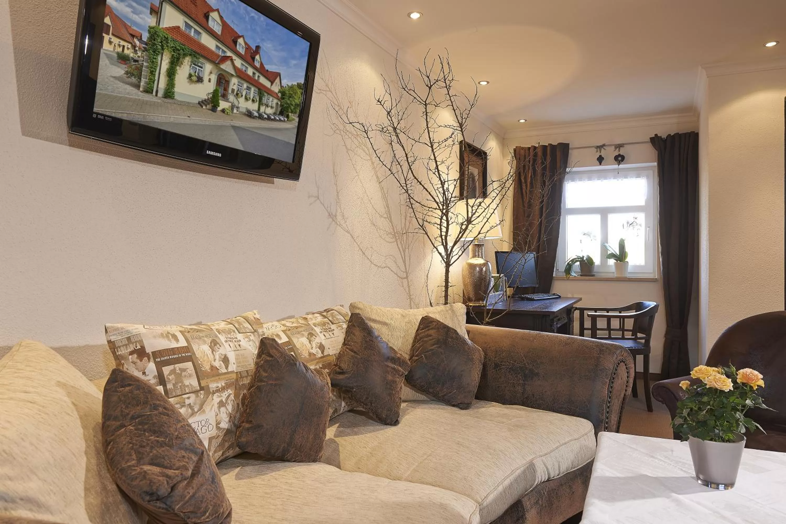 Lobby or reception in Brauereigasthof Zum Löwenbräu