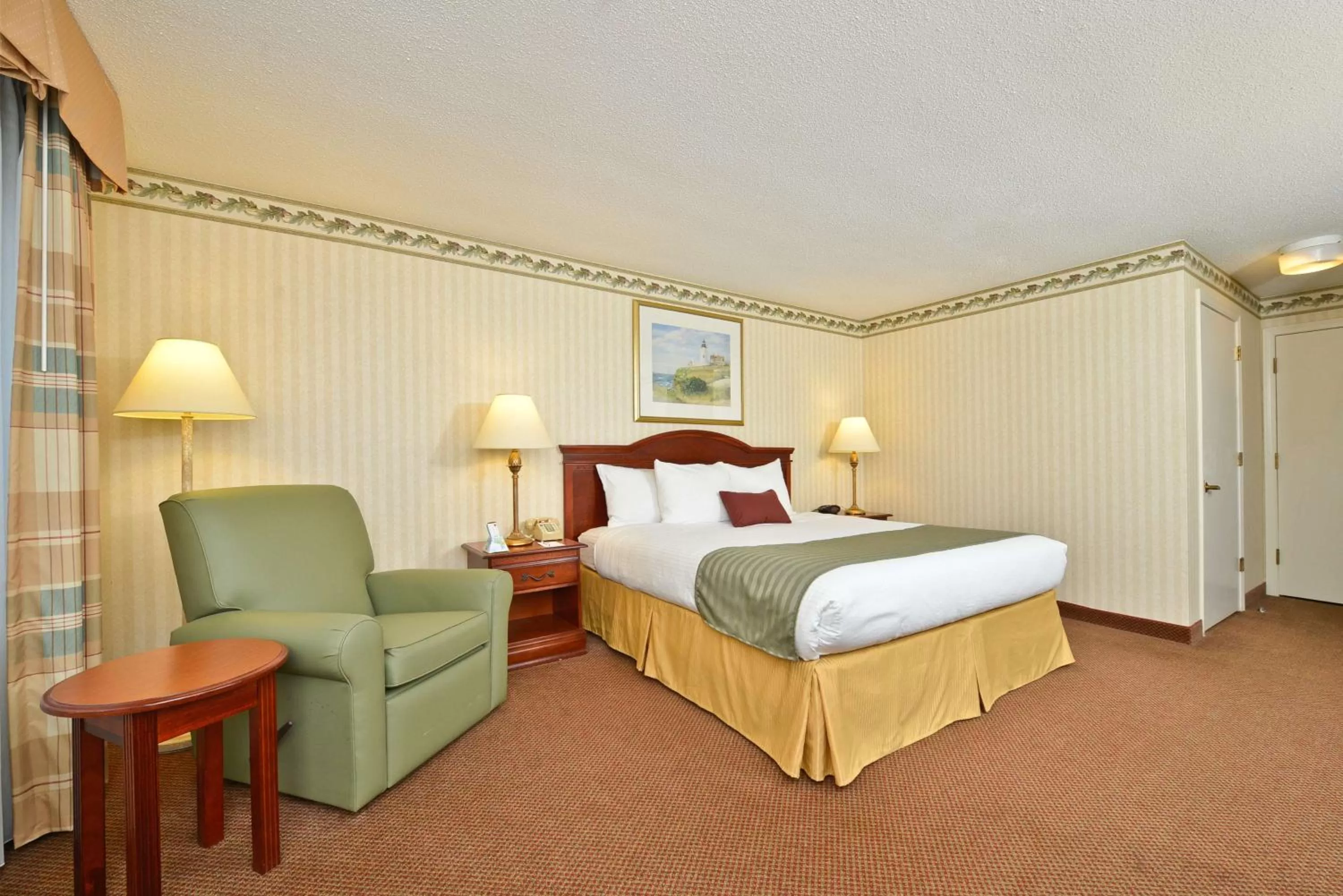 King Room with Mobility Accessible Walk In Shower and View - Non-Smoking in Best Western - Freeport Inn