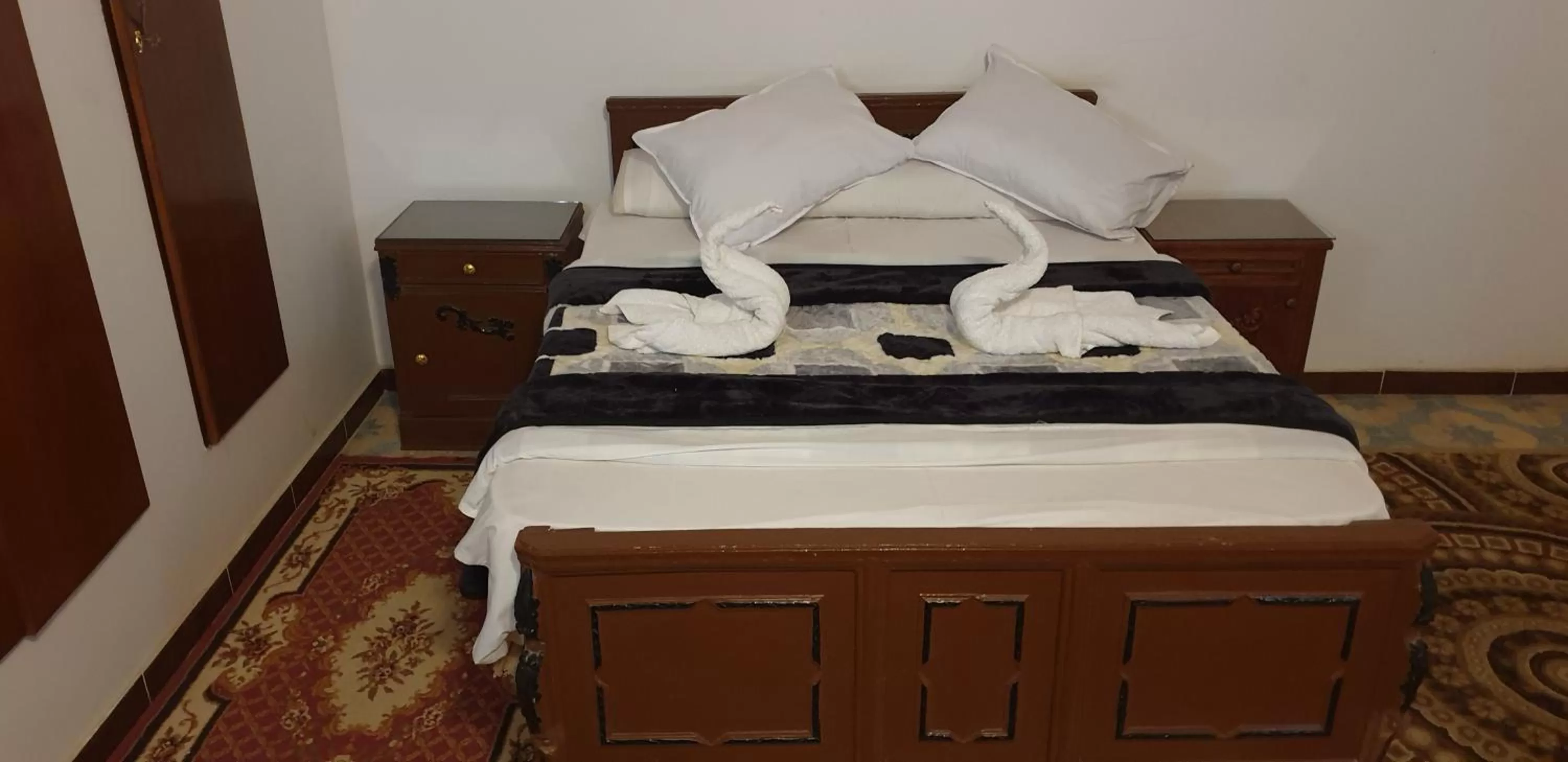 Bed in Luxor Villa Hatshepsut