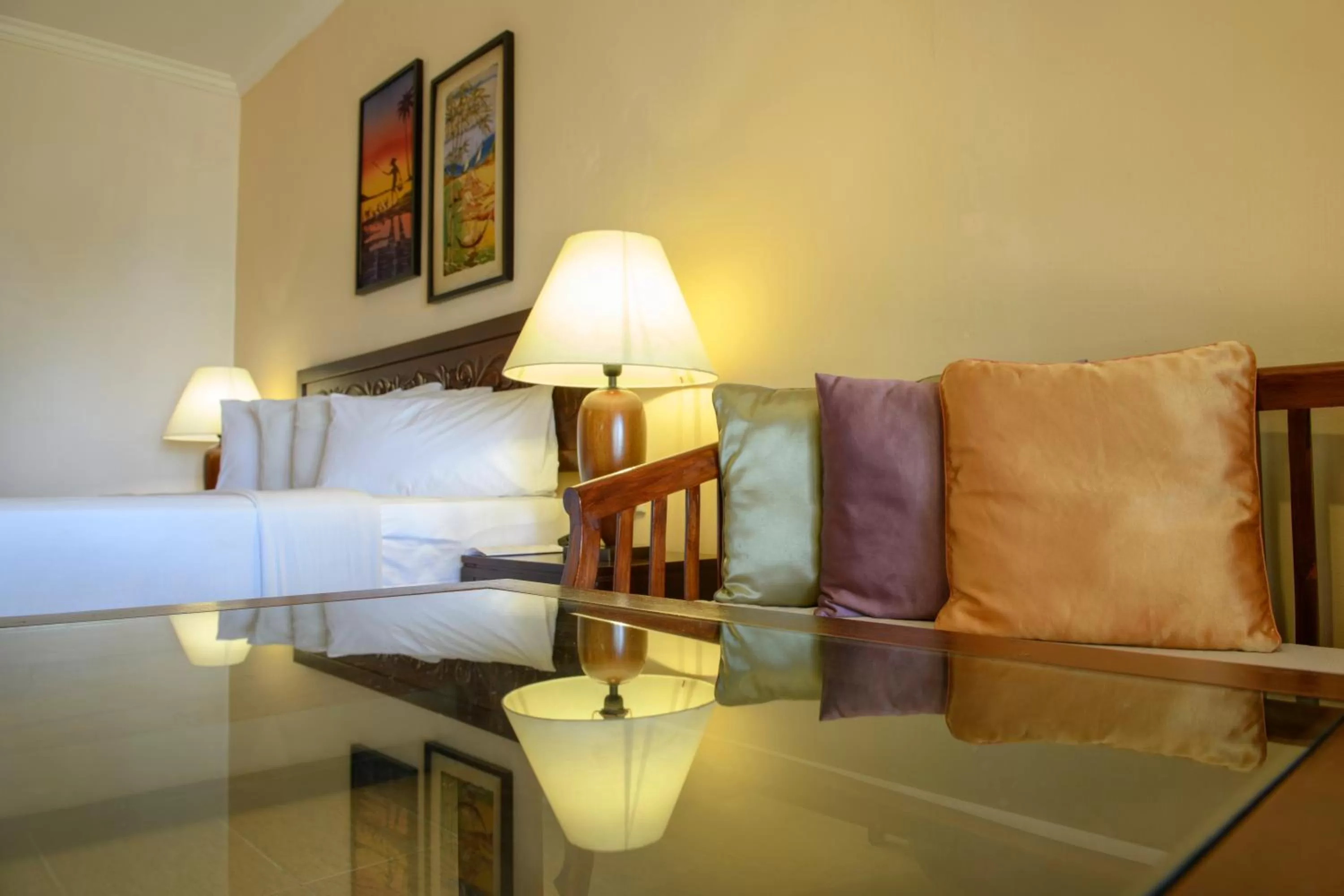 Bed in Frangipani Langkawi Resort