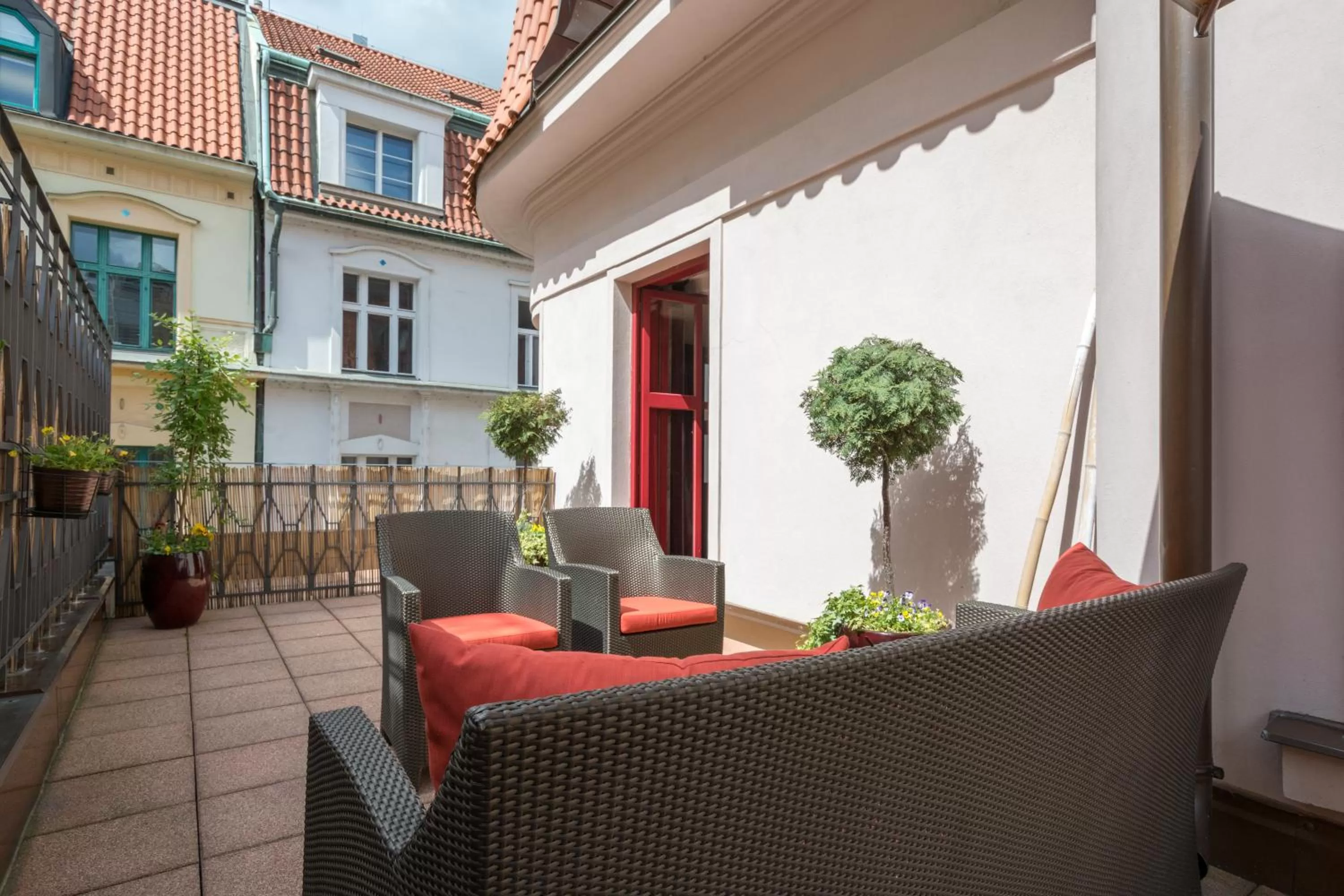 Balcony/Terrace in Buddha-Bar Hotel Prague