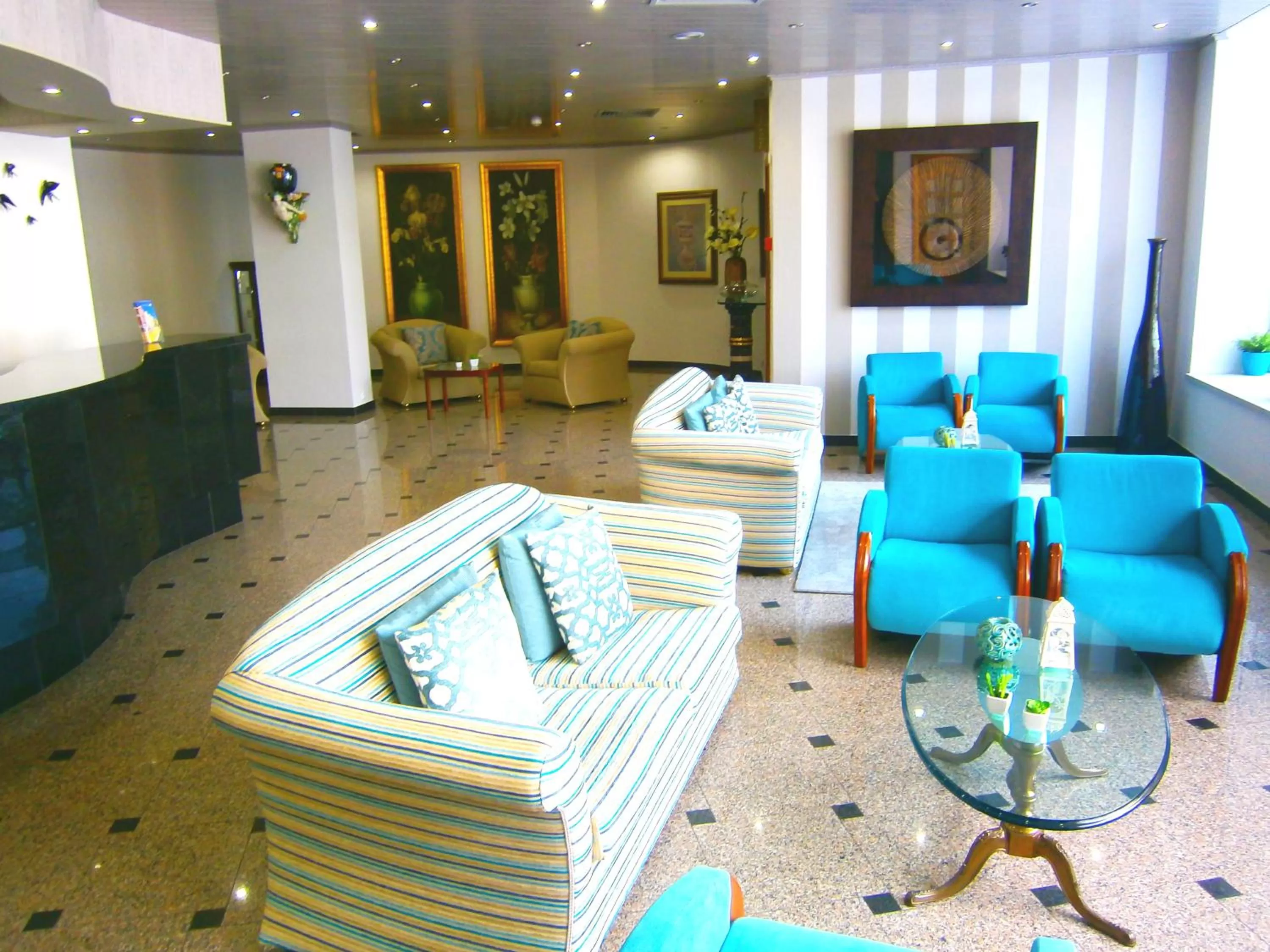 Lobby or reception in Hotel Cristal Caldas