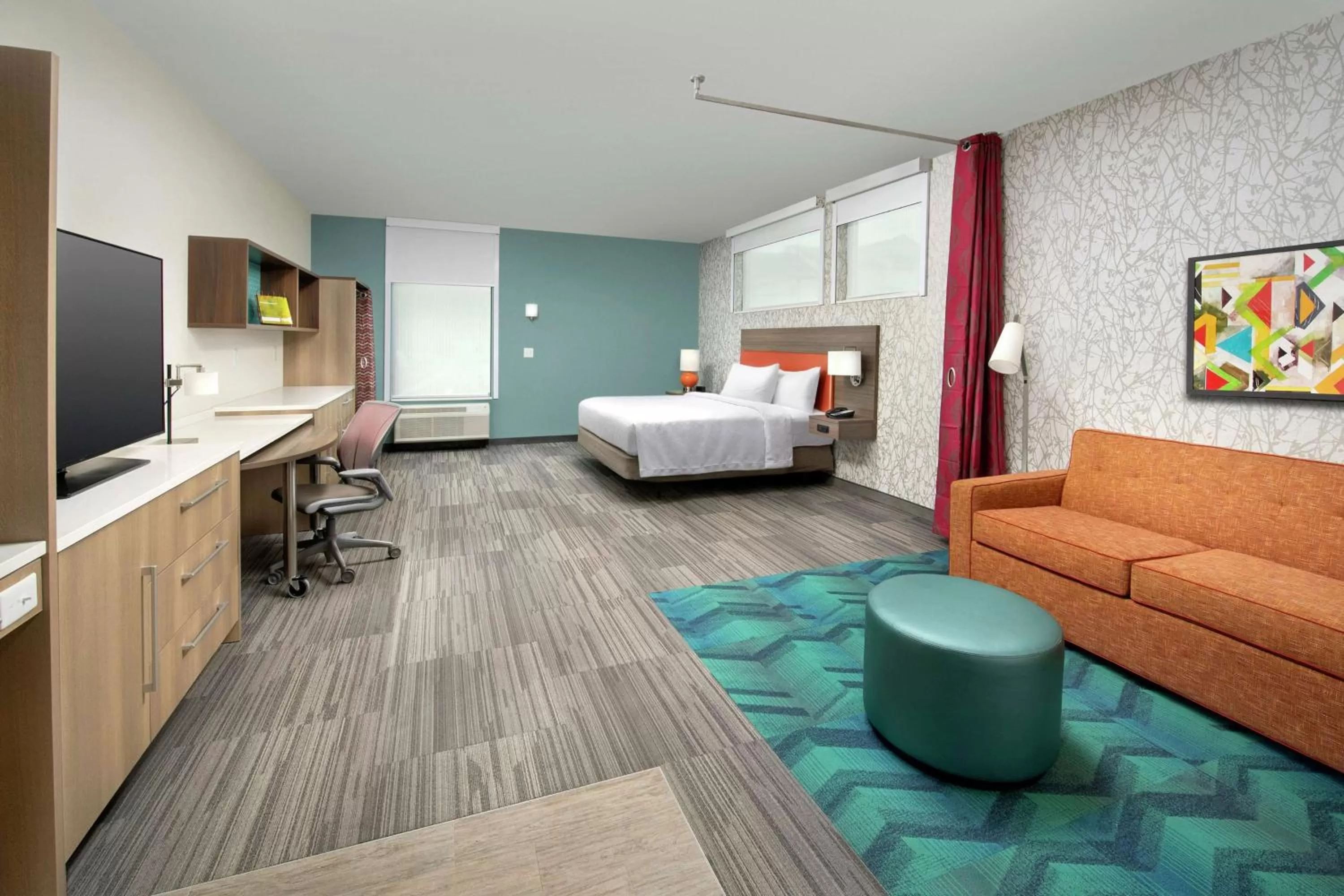 Bedroom, Bed in Home2 Suites By Hilton Edison