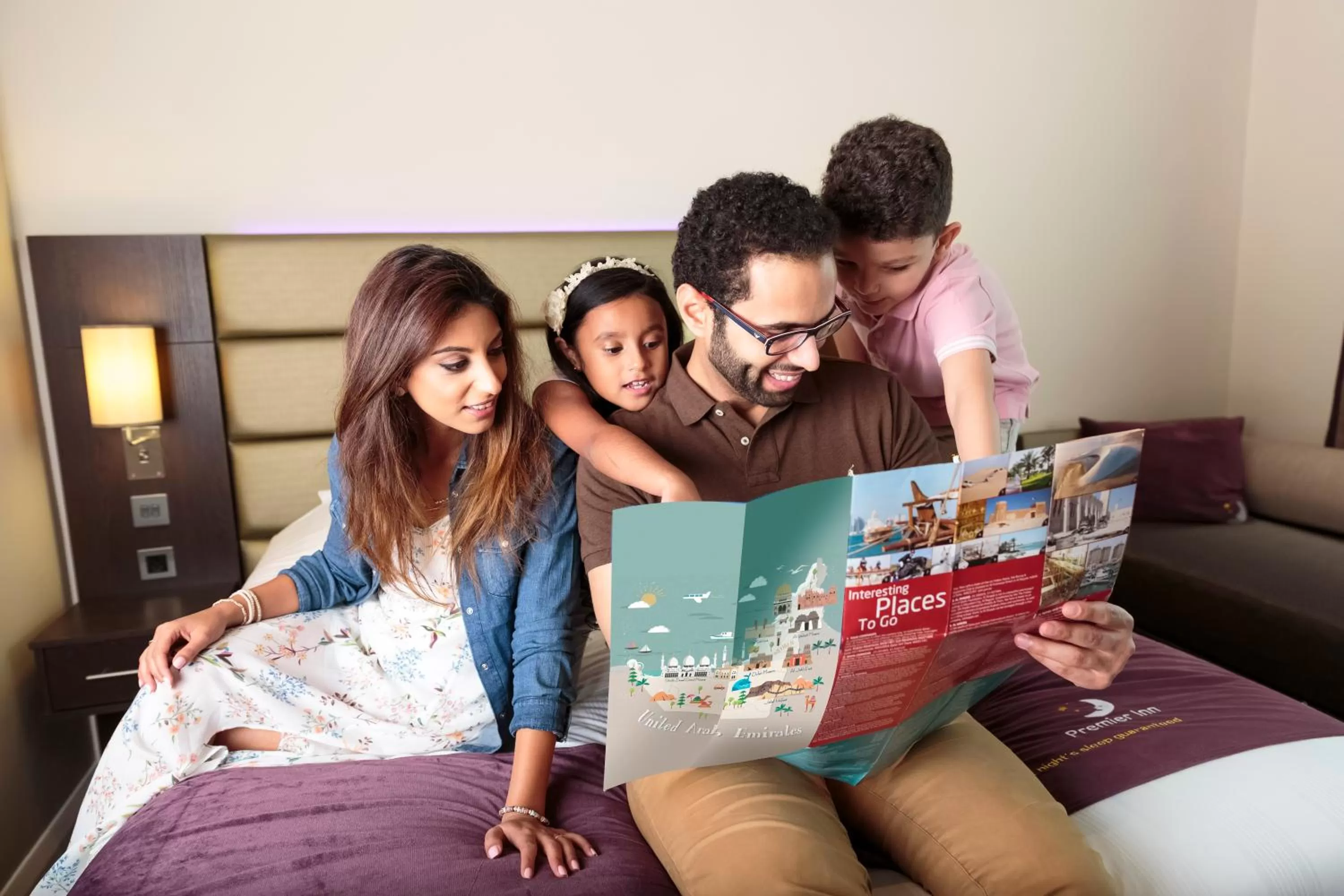 Family, Bed in Premier Inn Dubai Ibn Battuta Mall