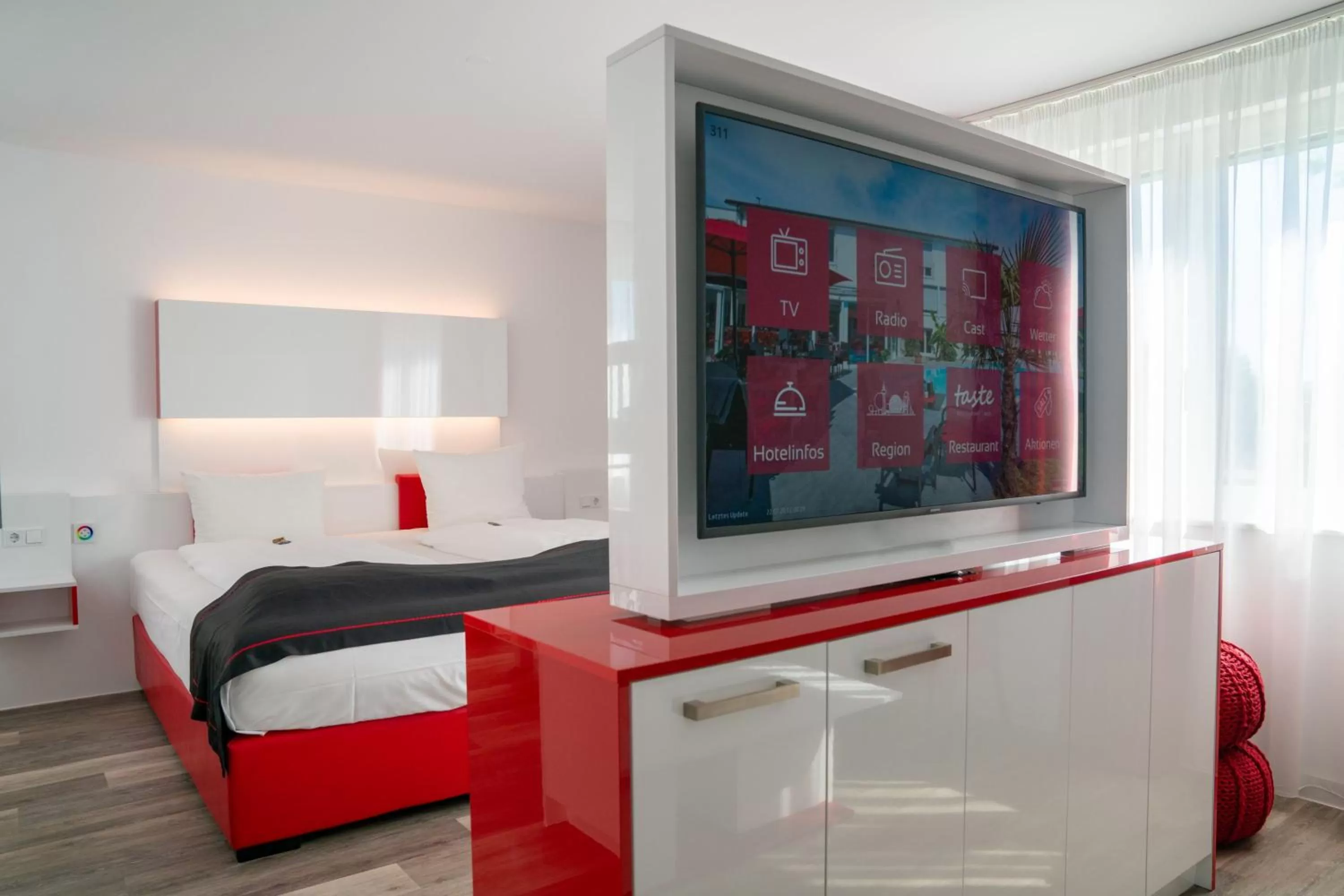 Decorative detail in Hotel Andante Rust