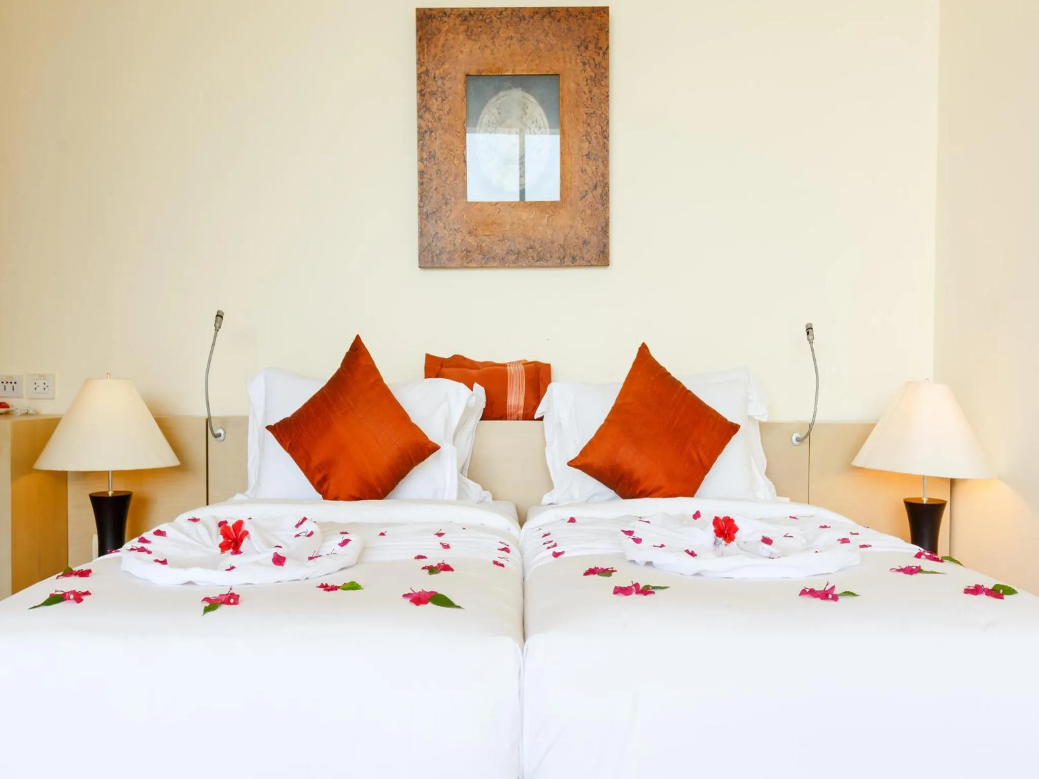 Bedroom, Bed in IndoChine Resort and Villas