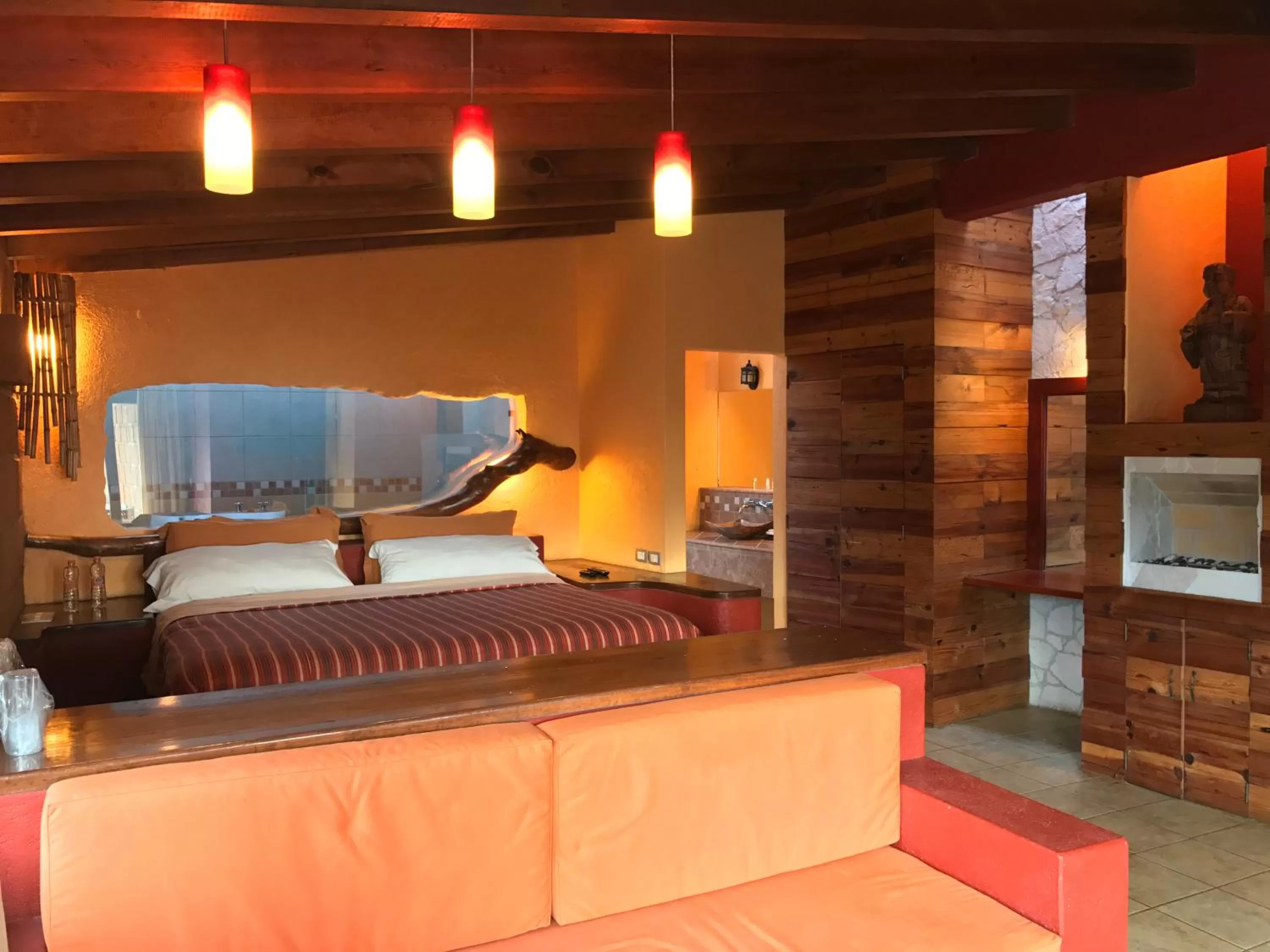 Bed in Hotel puesta del sol