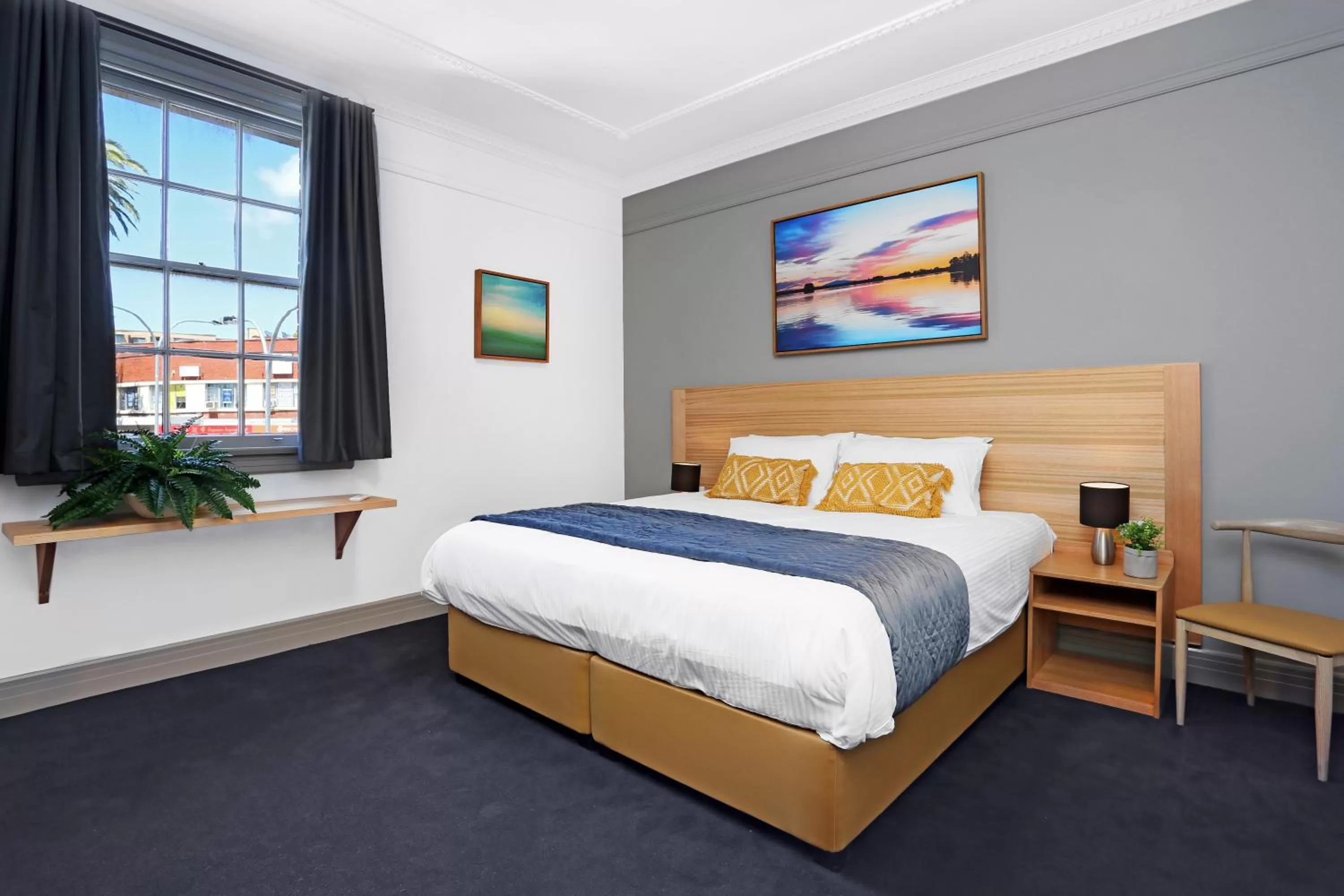 Bed in Meridian Hotel Hurstville