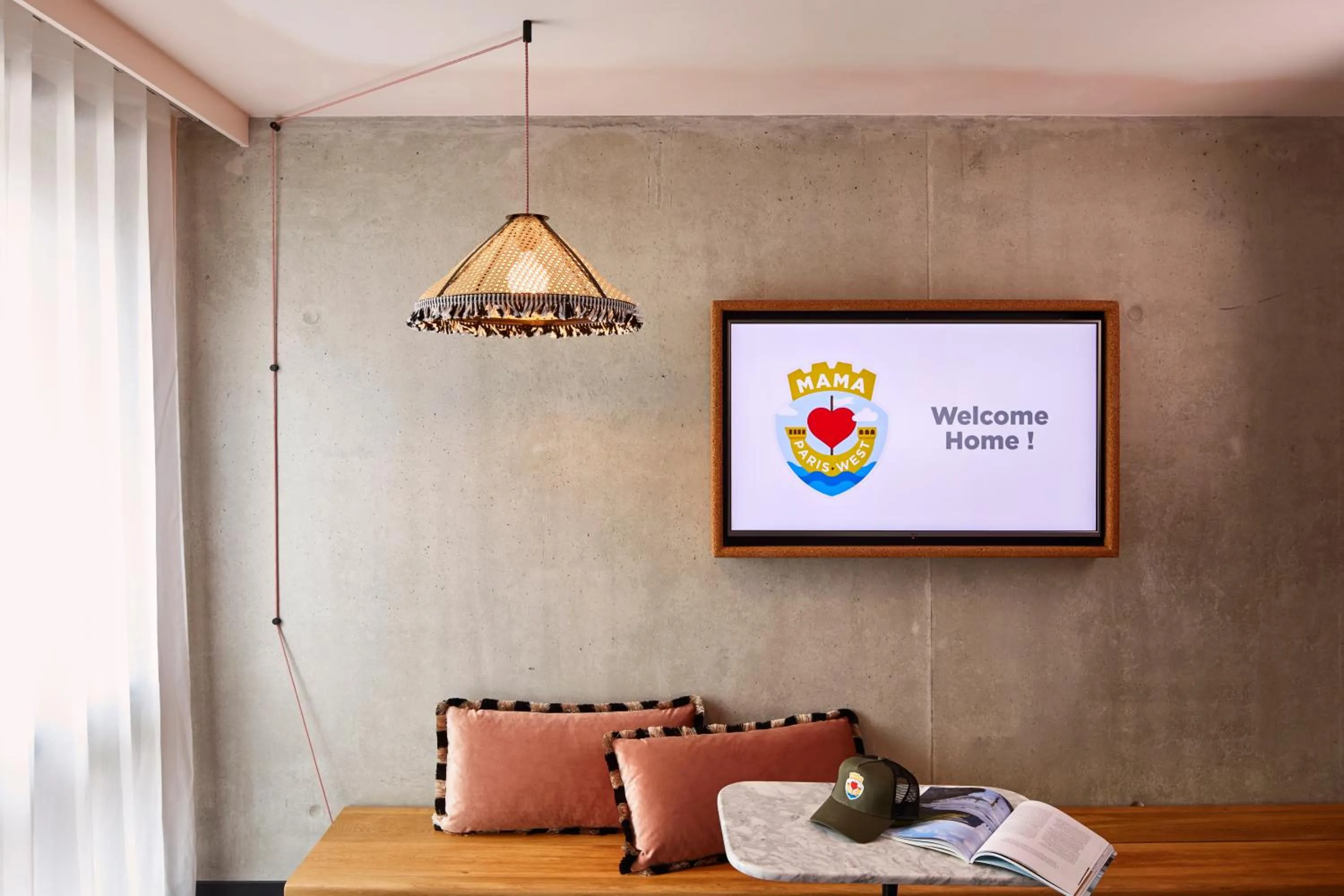 Decorative detail in Mama Shelter Paris West