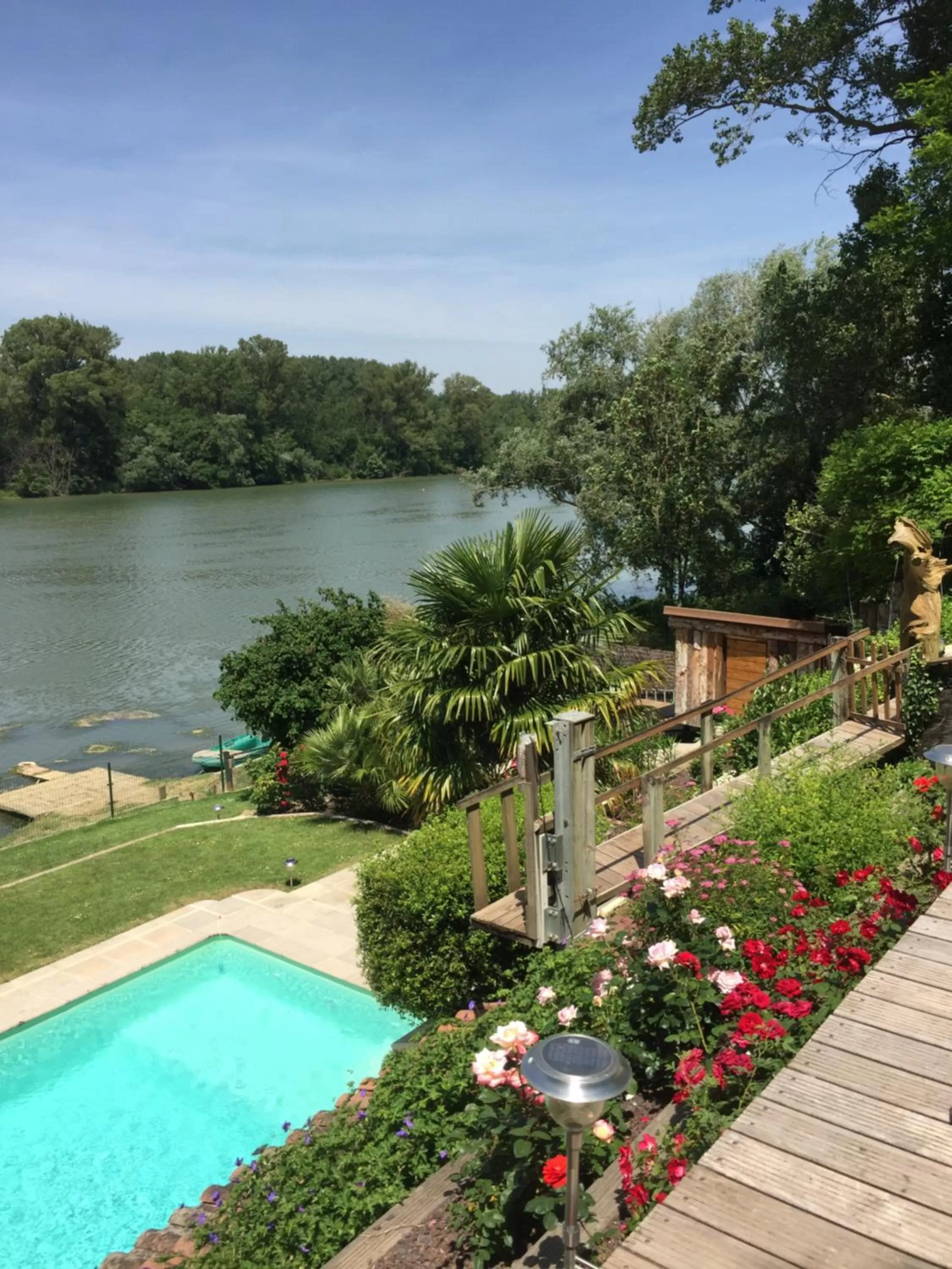 River view in B&B Garonnella