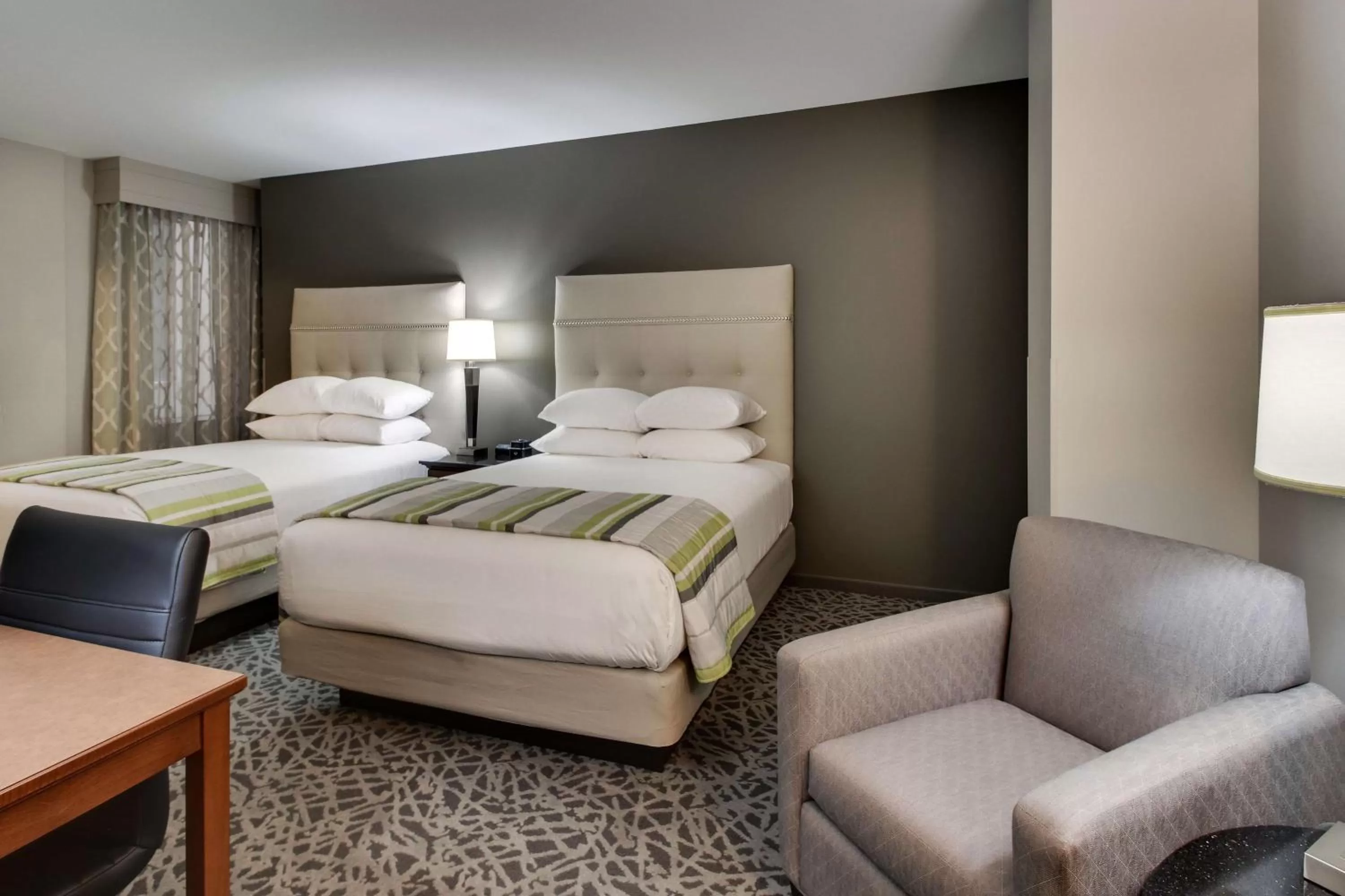 Deluxe Queen Room with Two Queen Beds - Hearing Accessible, Roll-in Shower in Drury Plaza Hotel Milwaukee Downtown