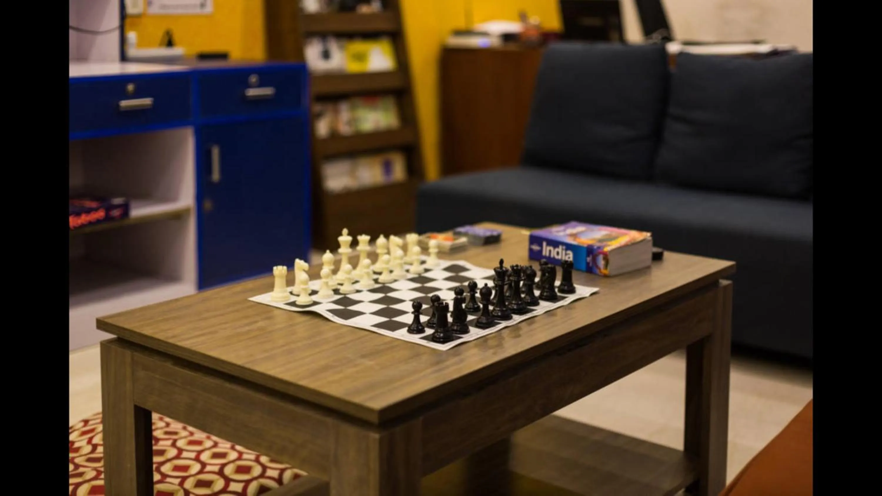Decorative detail in Joey's Hostel Delhi - 20 mins from Railway Station