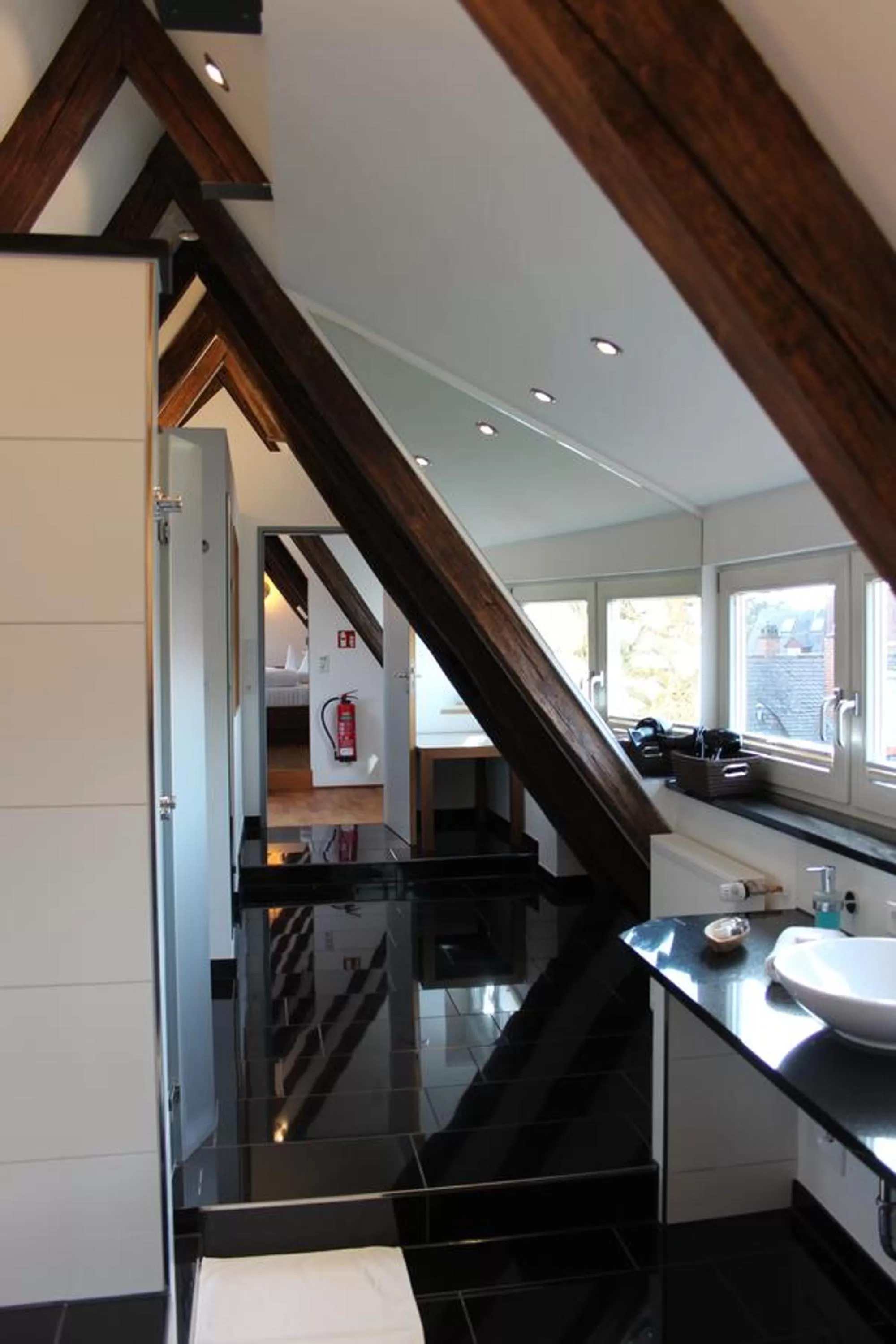 Bathroom in Hotel Schmales Haus