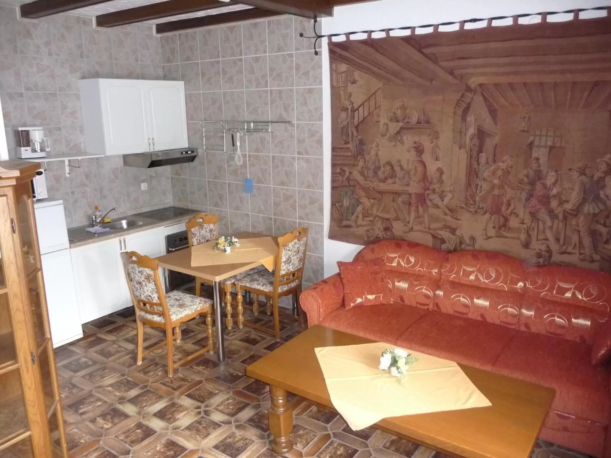 Seating area in Central Hotel