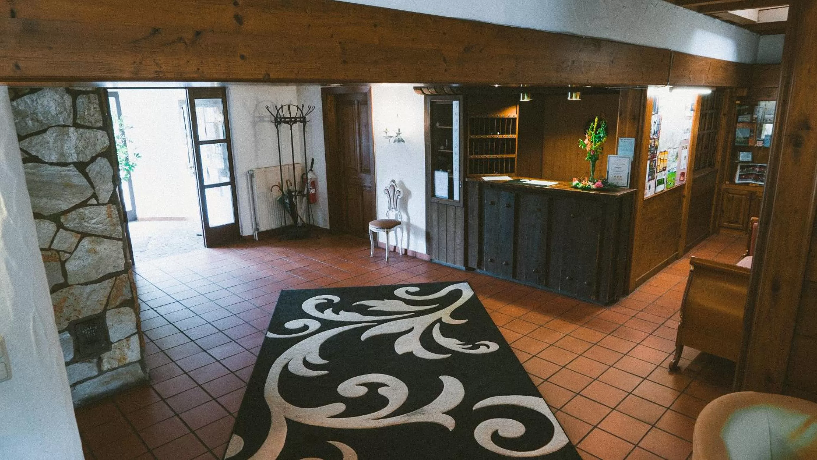 Lobby or reception in Hotel Büchner Garni