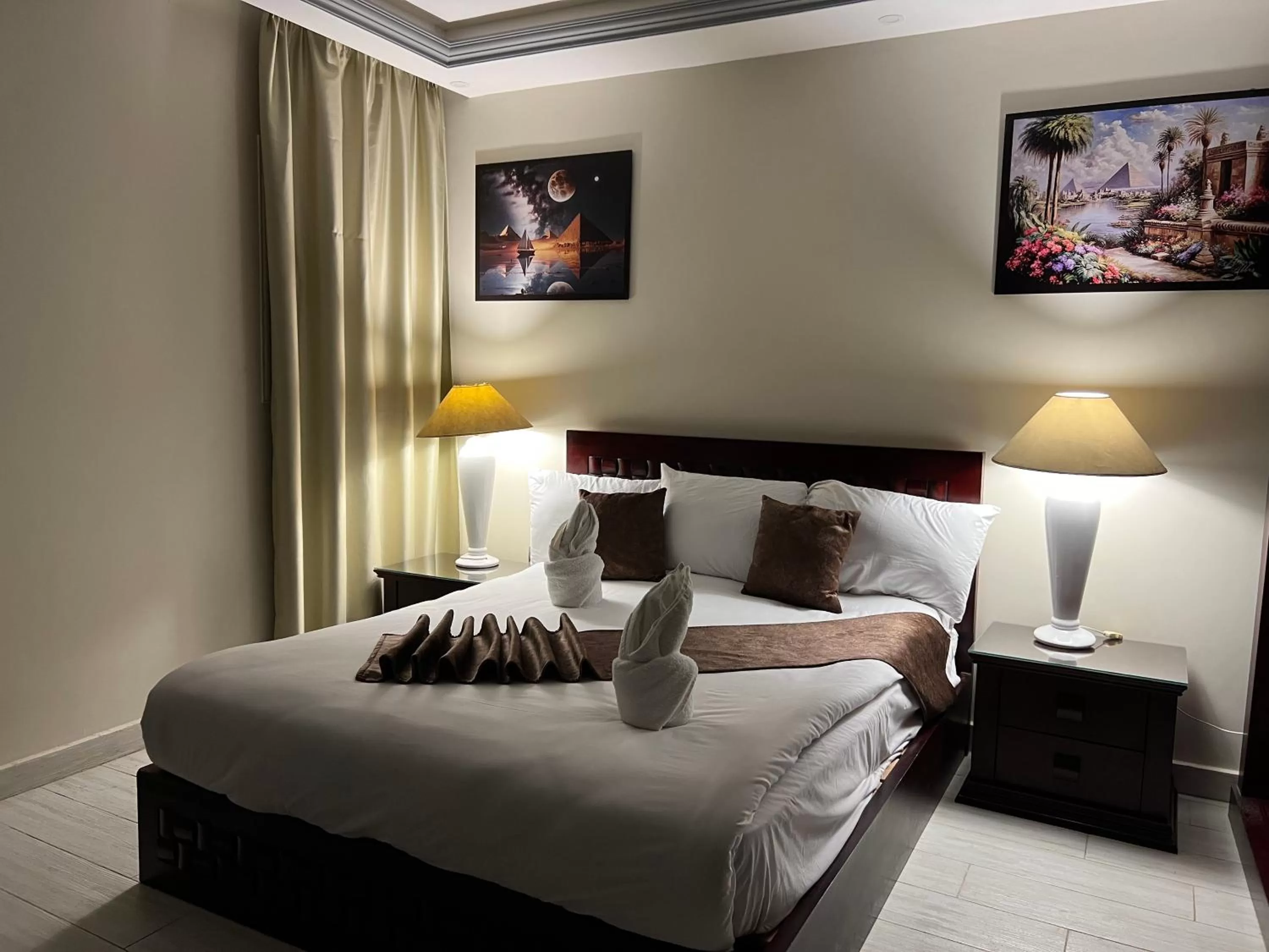 Bed in The Muse Pyramids