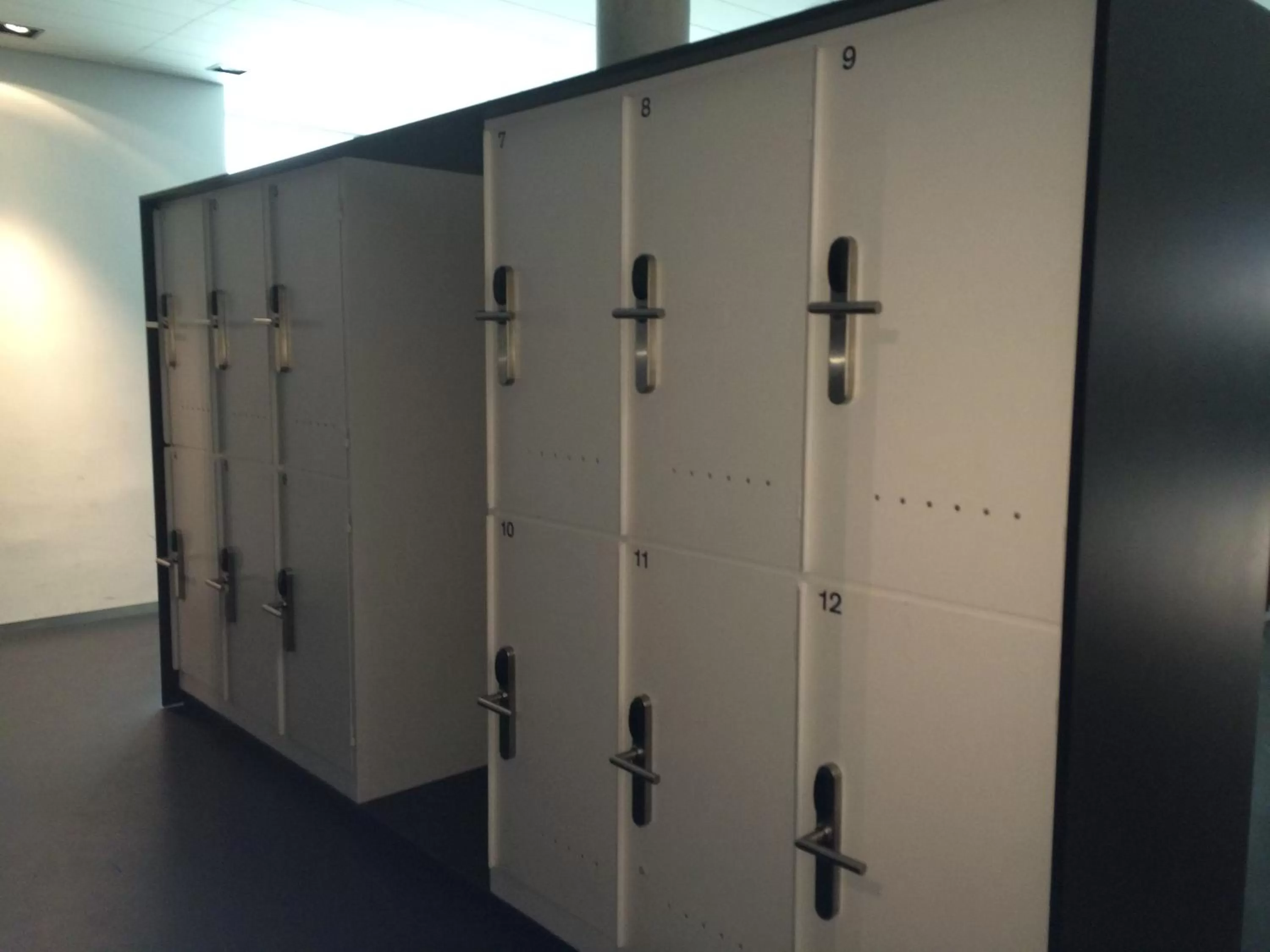 locker in Geneva Hostel