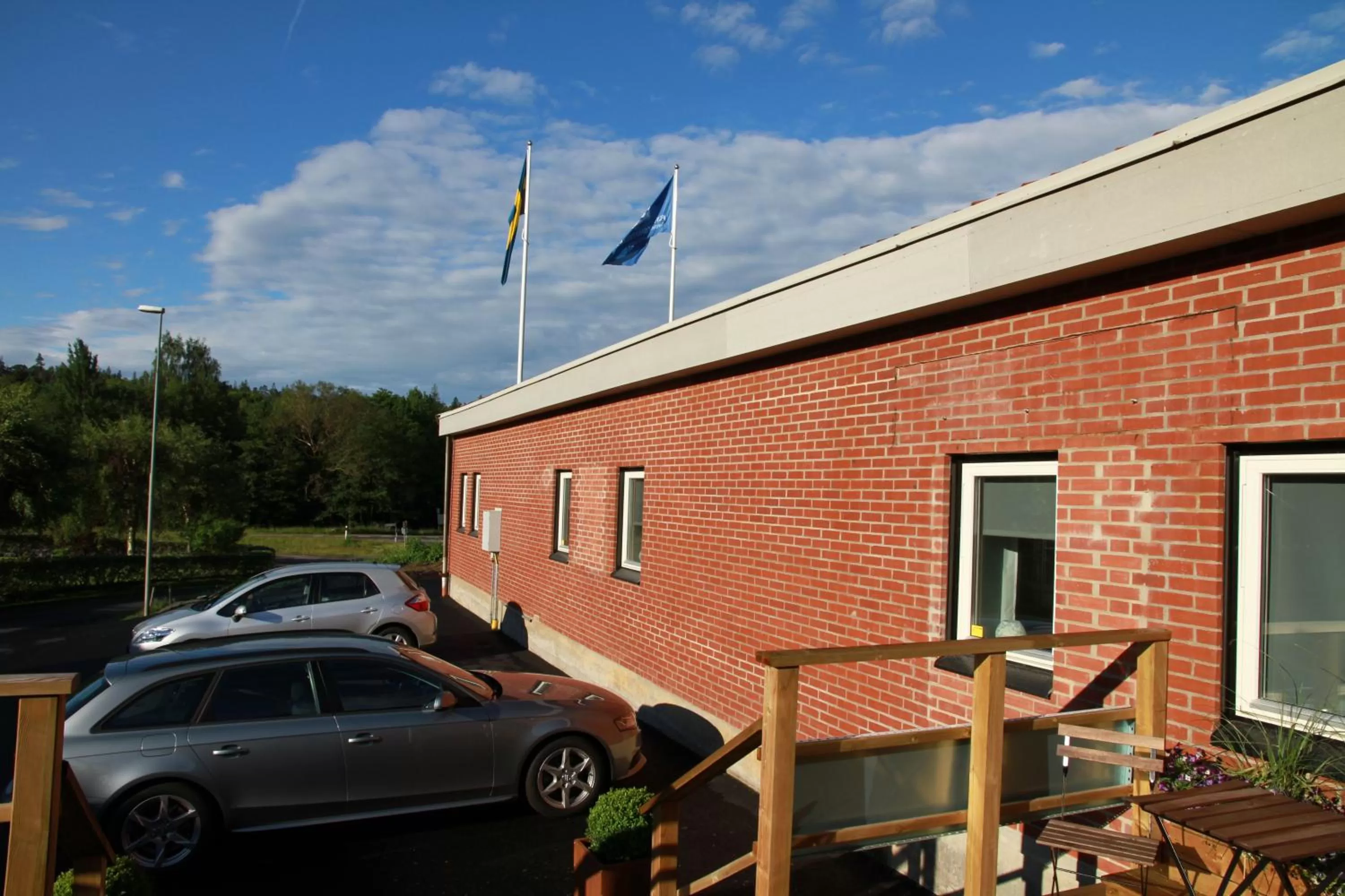 Facade/entrance in Flygplatshotellet