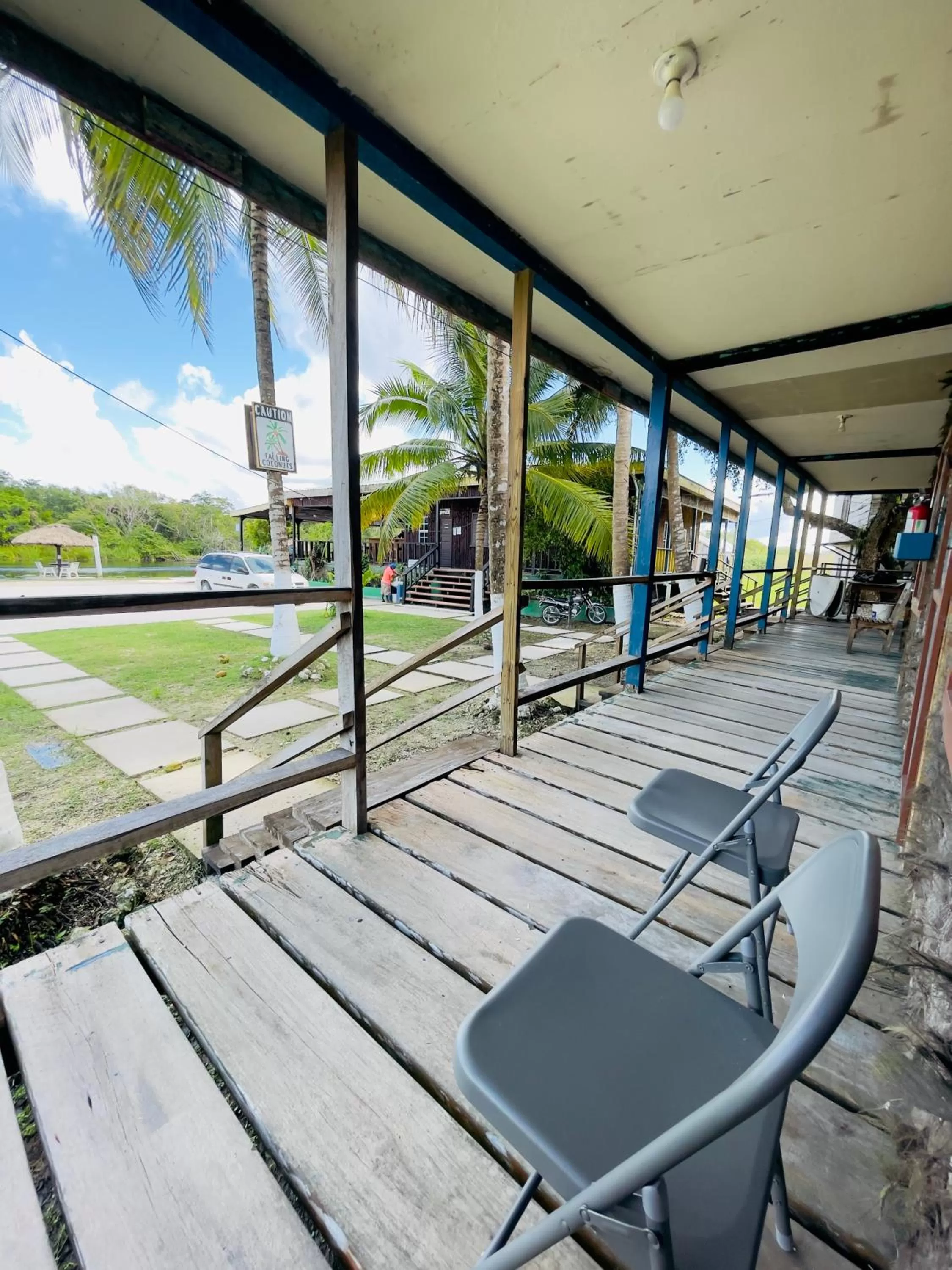 Patio in Lamanai Riverside Retreat