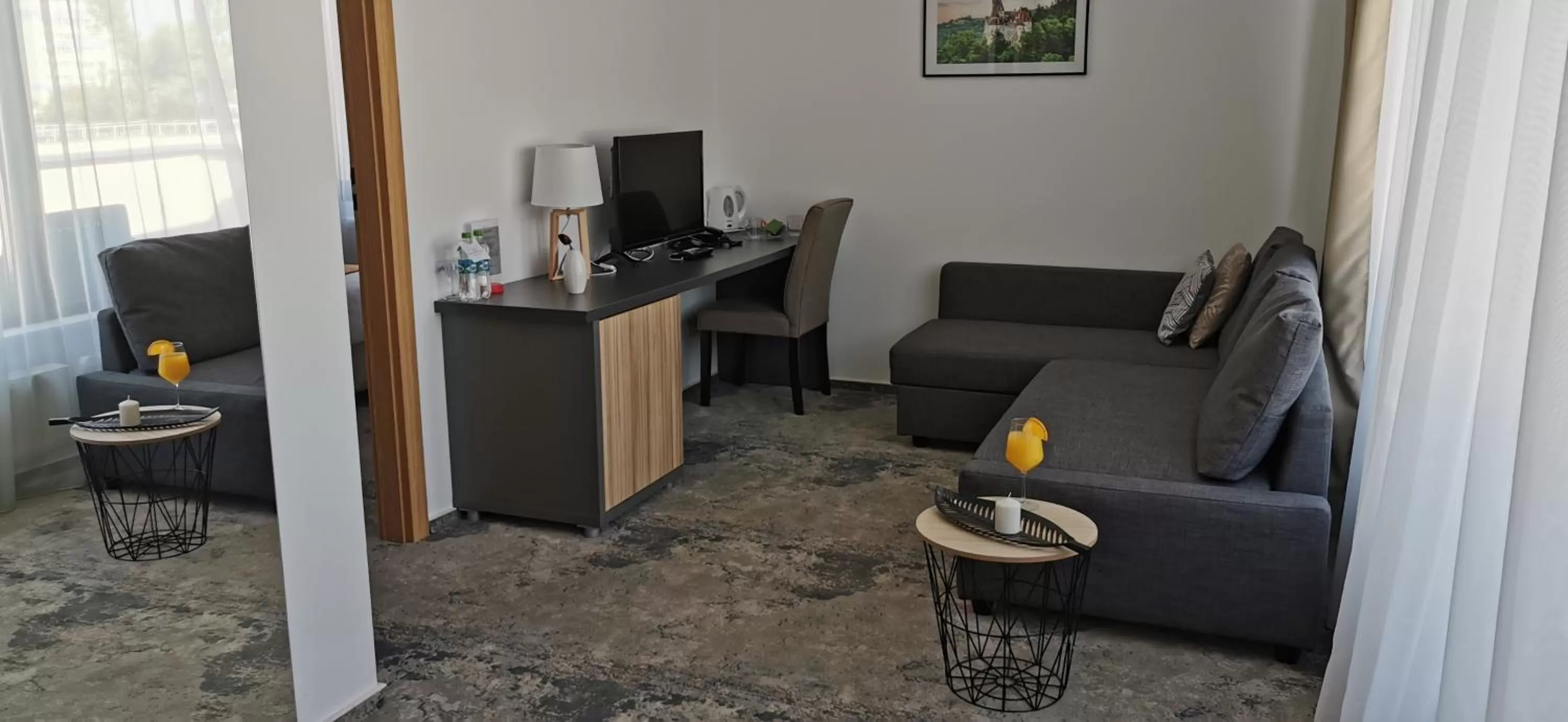 Living room in YMY Boutique Residence