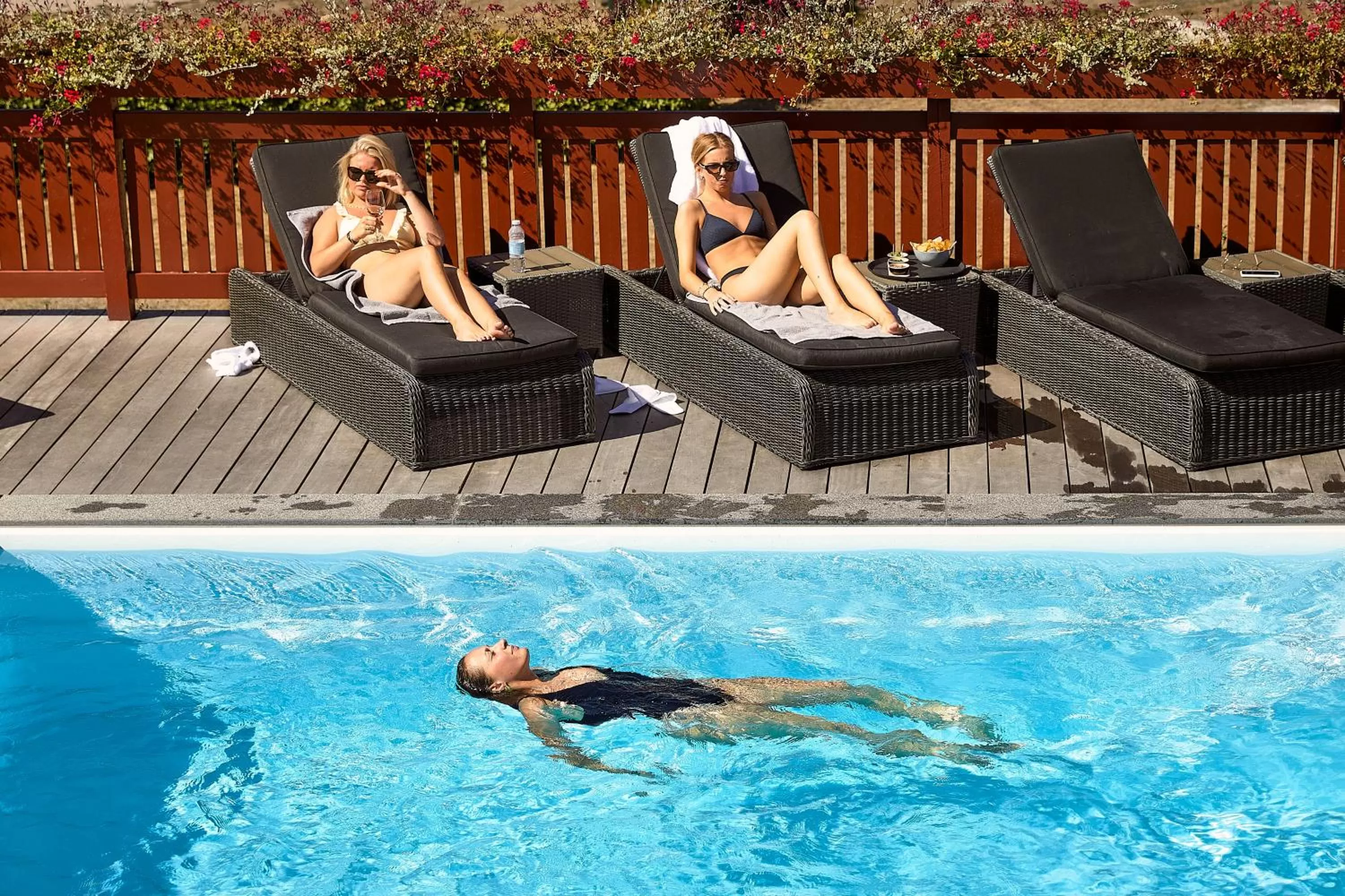 Swimming pool in Hotel Kirstine