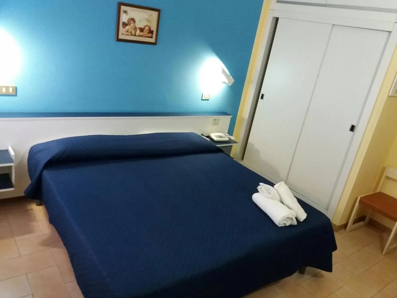 Bed in Hotel Belvedere