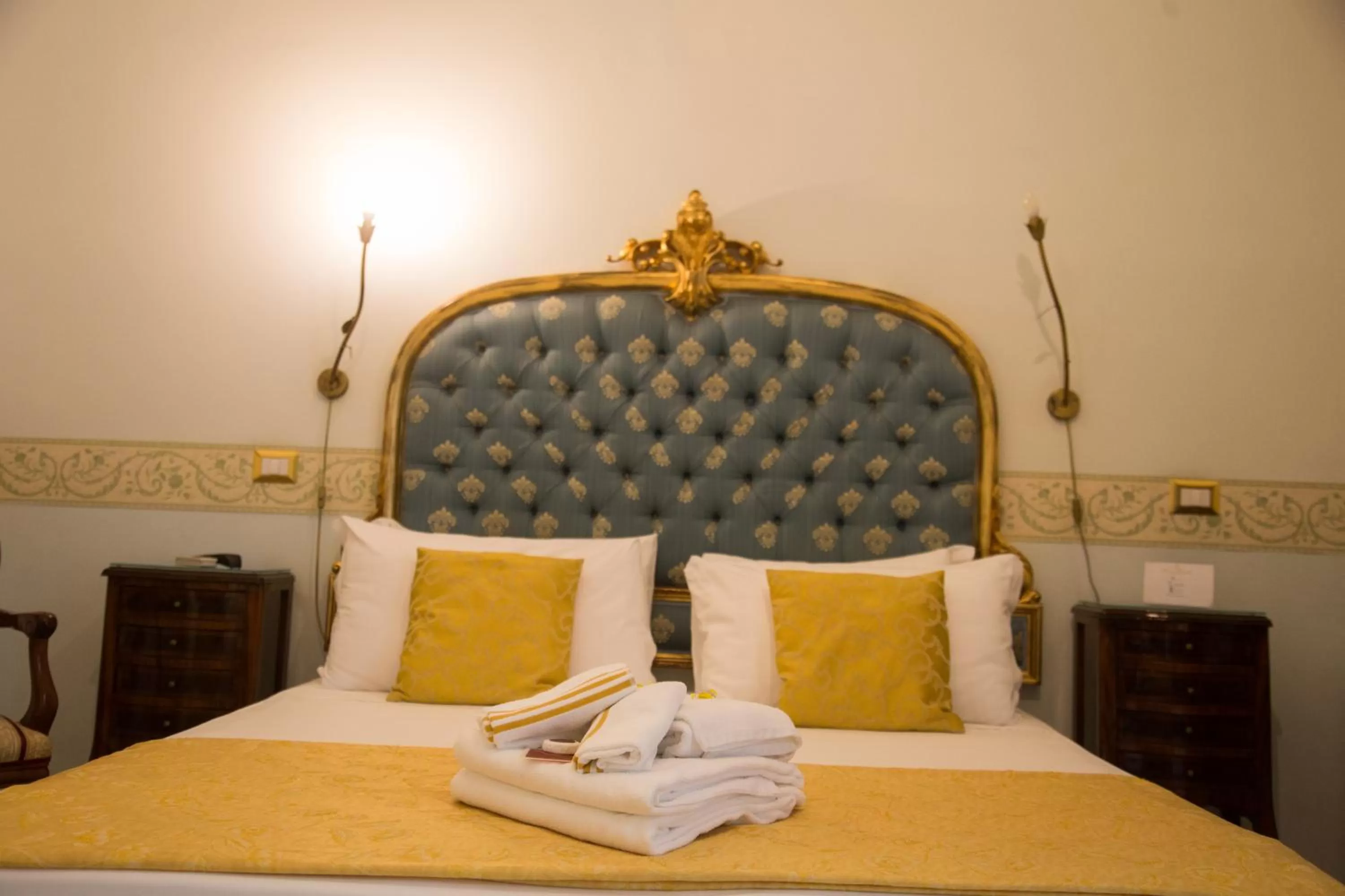 Bed in B&B Art Suite Santa Brigida