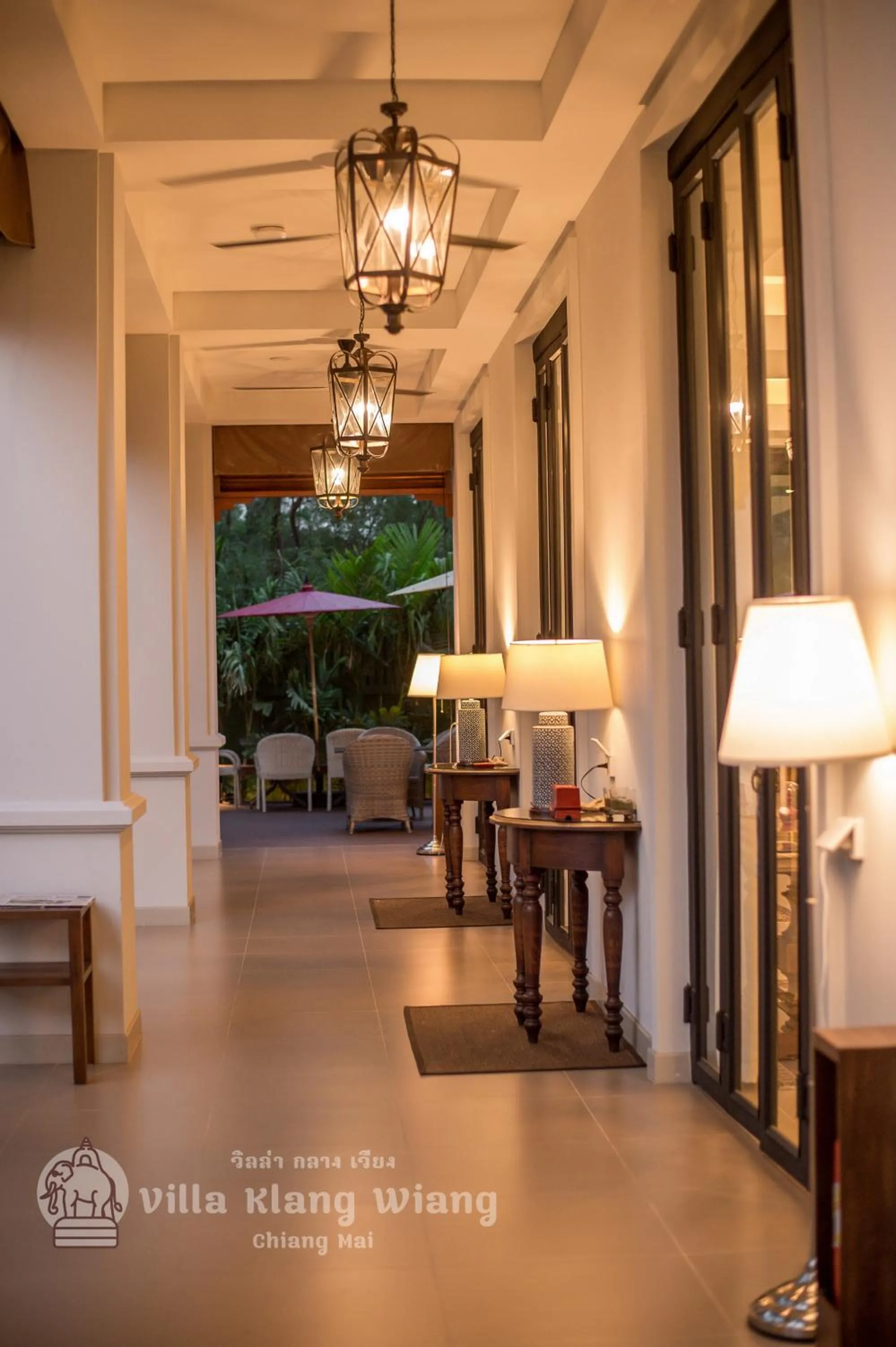 Decorative detail in Villa Klang Wiang