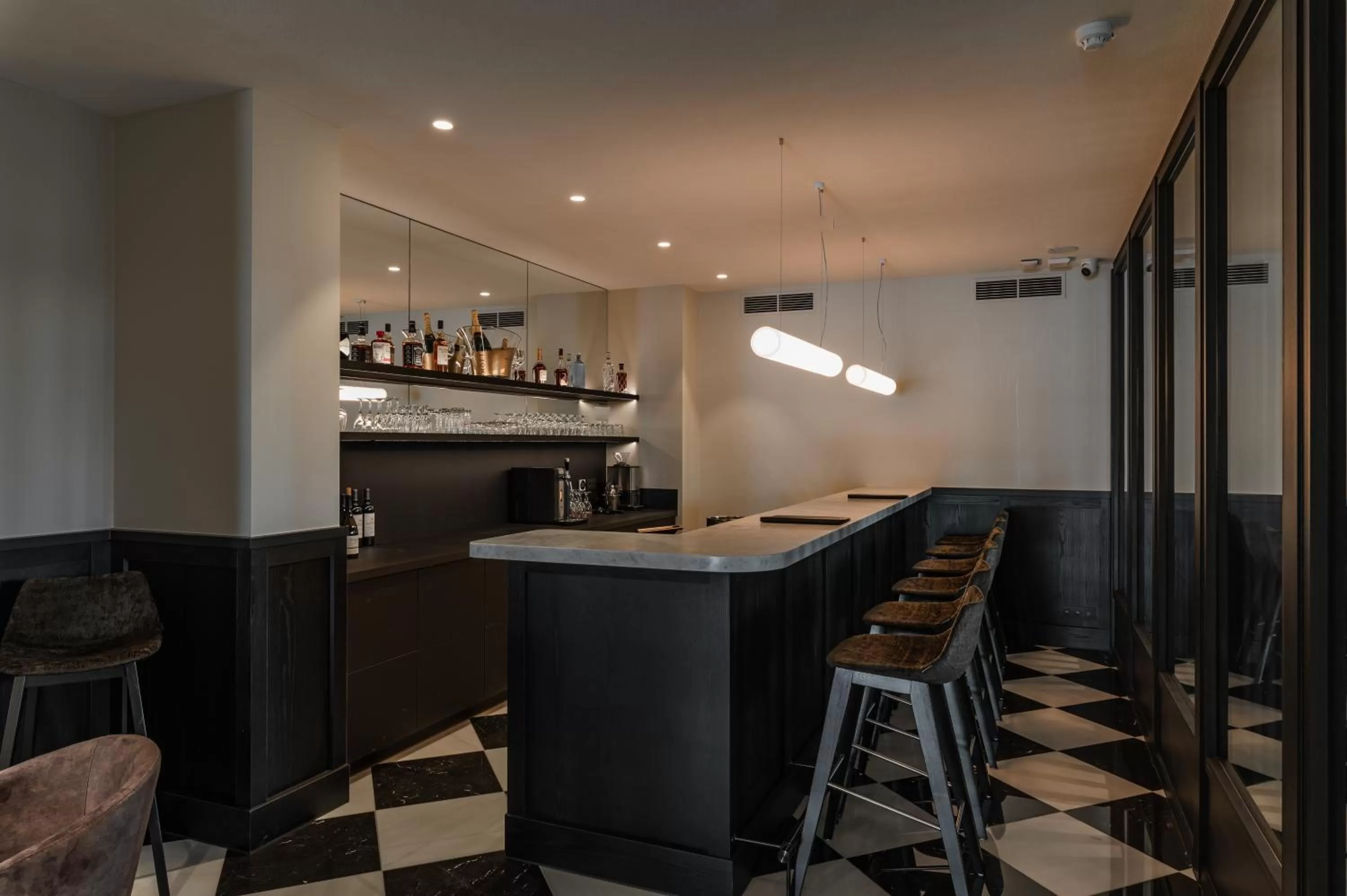 Lounge or bar in Hotel Le Bois De Bruges