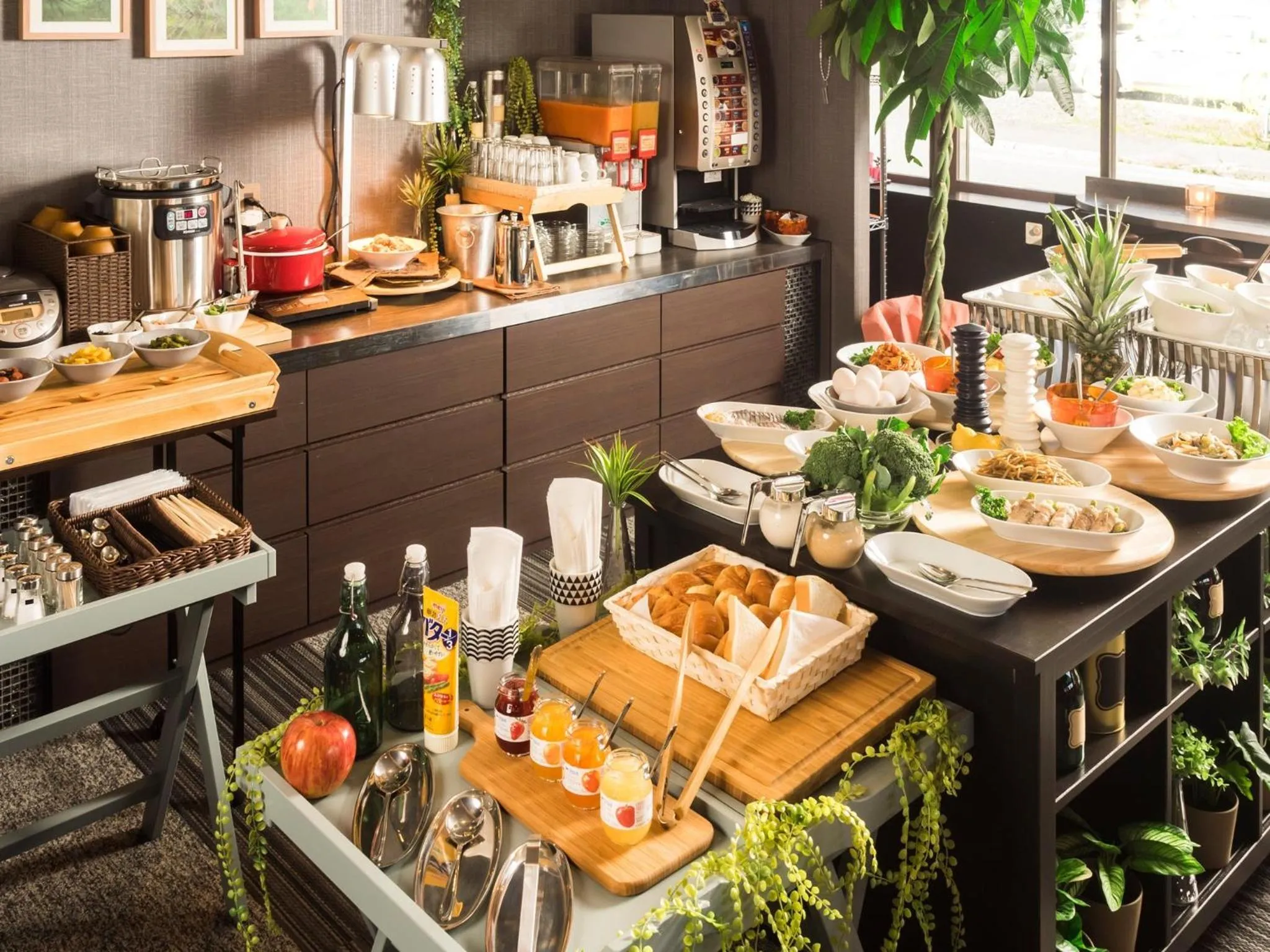 Buffet breakfast in Hotel AreaOne Kushiro