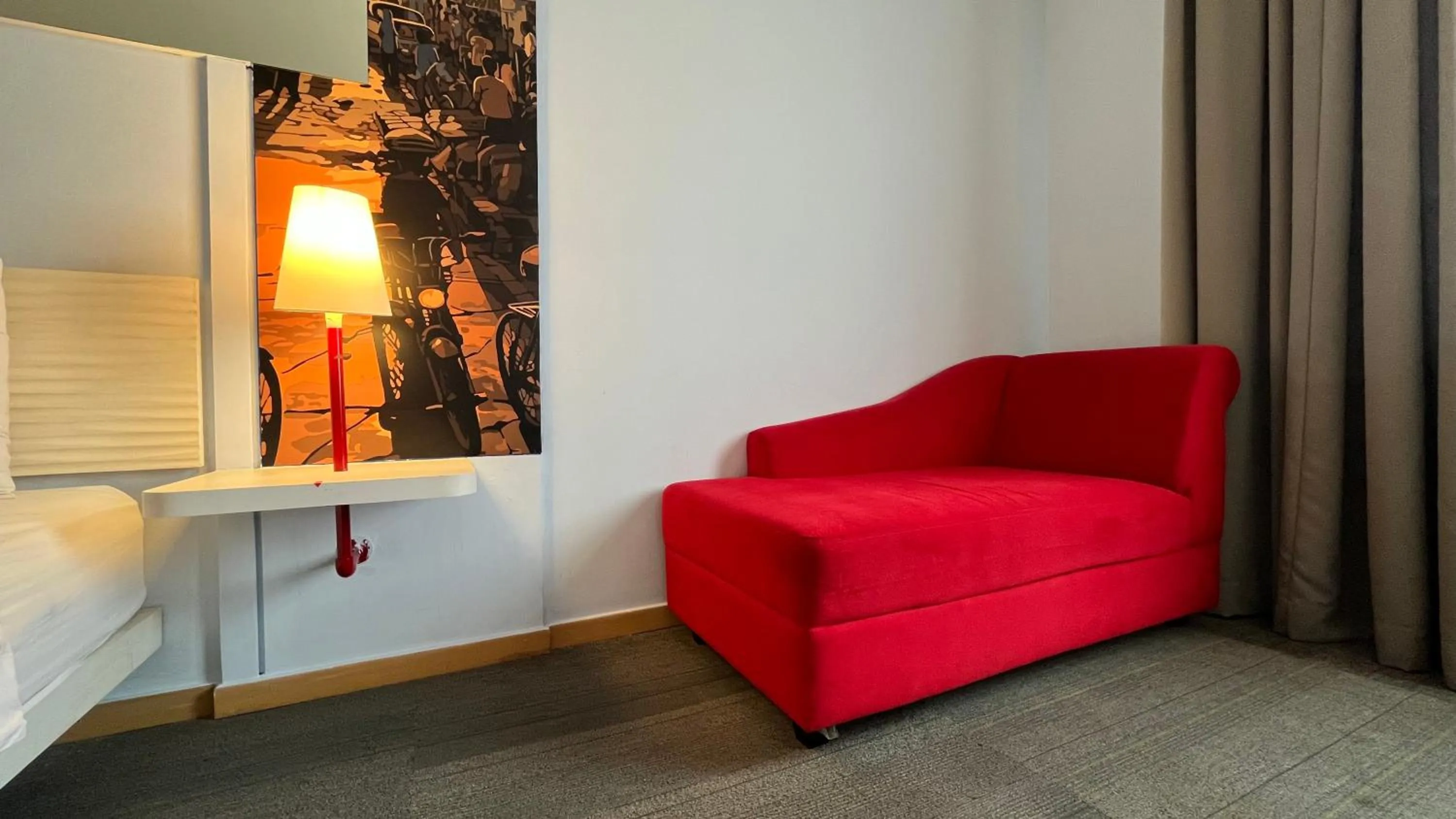 Seating area in Luminor Hotel Metro Indah Bandung - Free Breakfast - Free Exclusive Gym - Free Aesthetic Afternoon Tea or Coffee