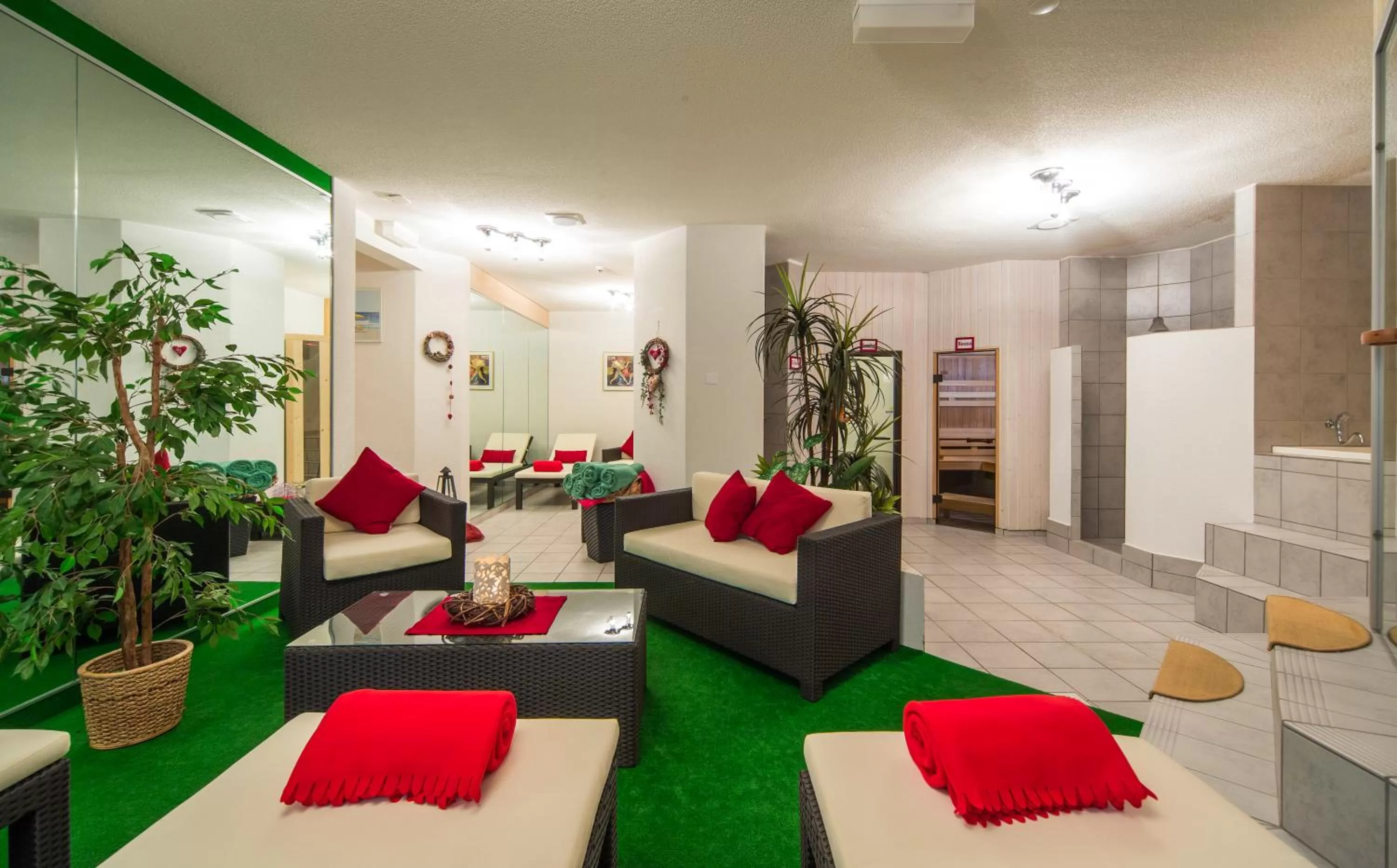 Spa and wellness centre/facilities in Hotel Alpenhof