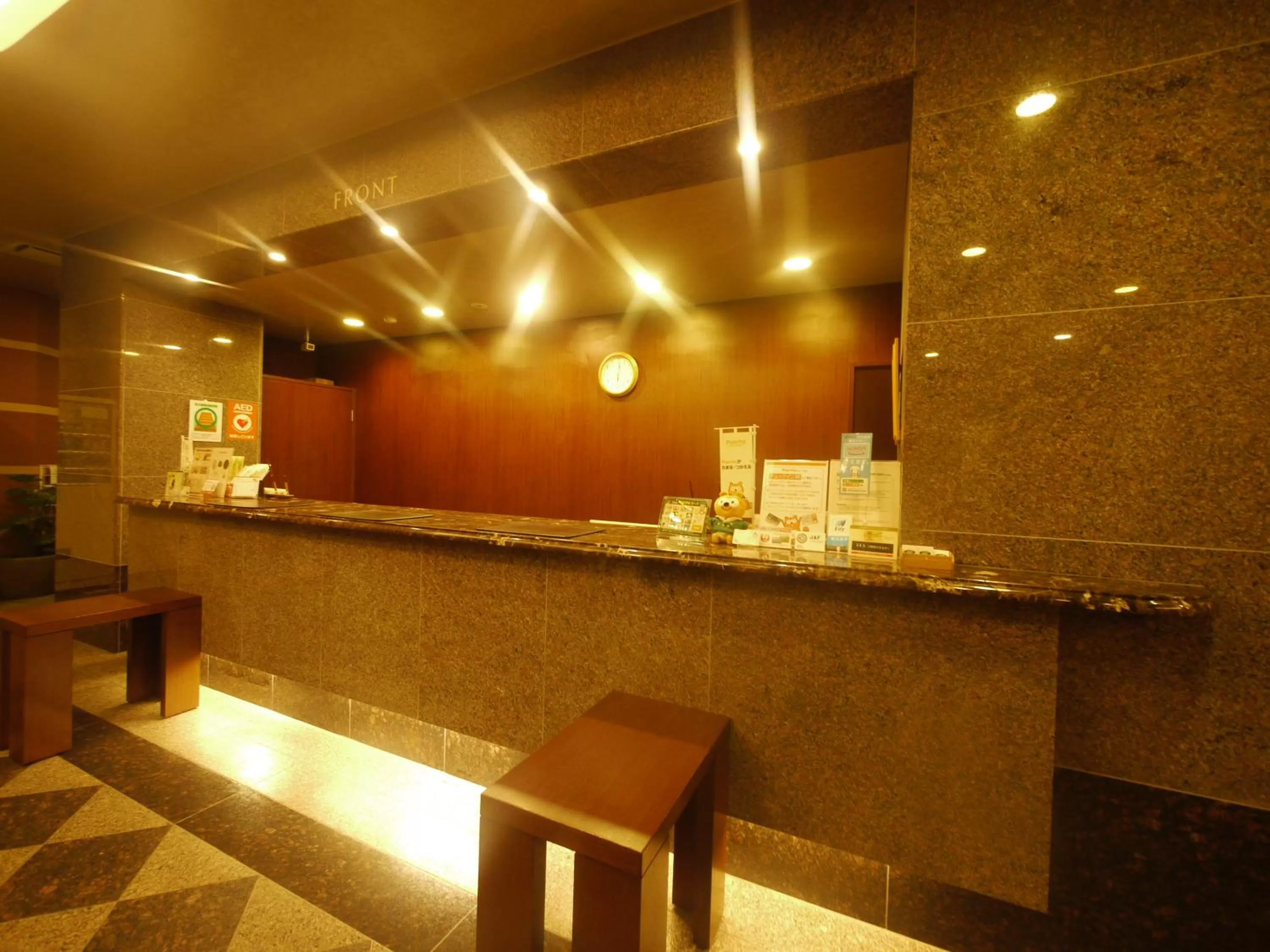 Lobby or reception in Hotel Route-Inn Kikugawa Inter