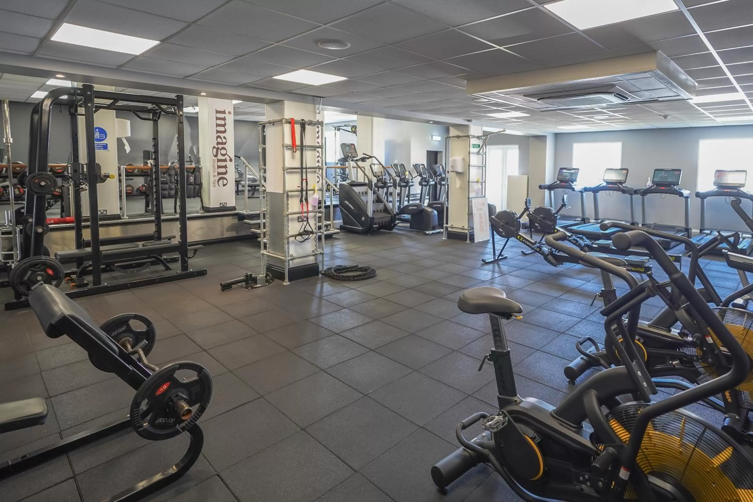 Fitness centre/facilities in The Old Hall Hotel