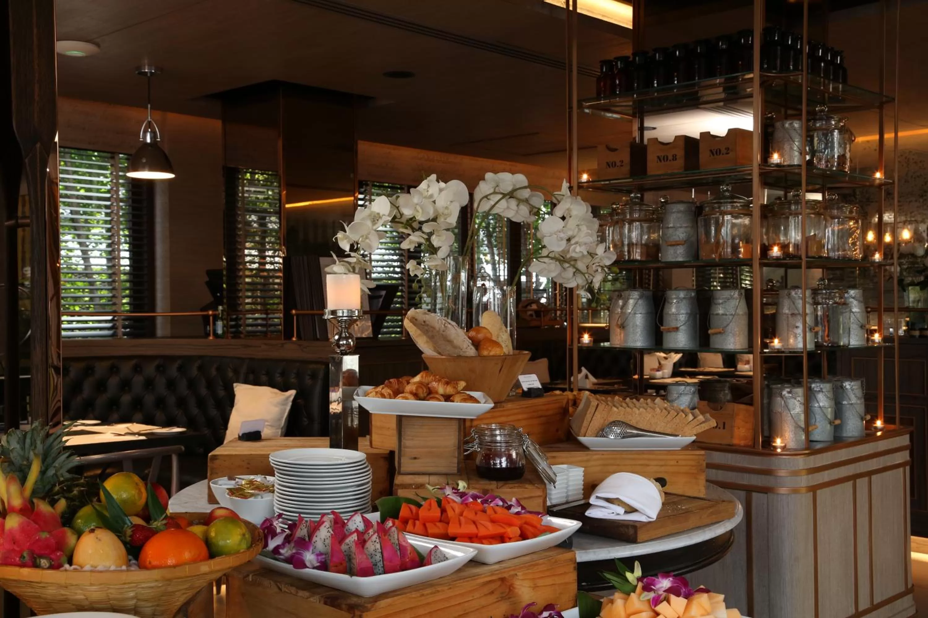 Continental breakfast in Riva Surya Bangkok