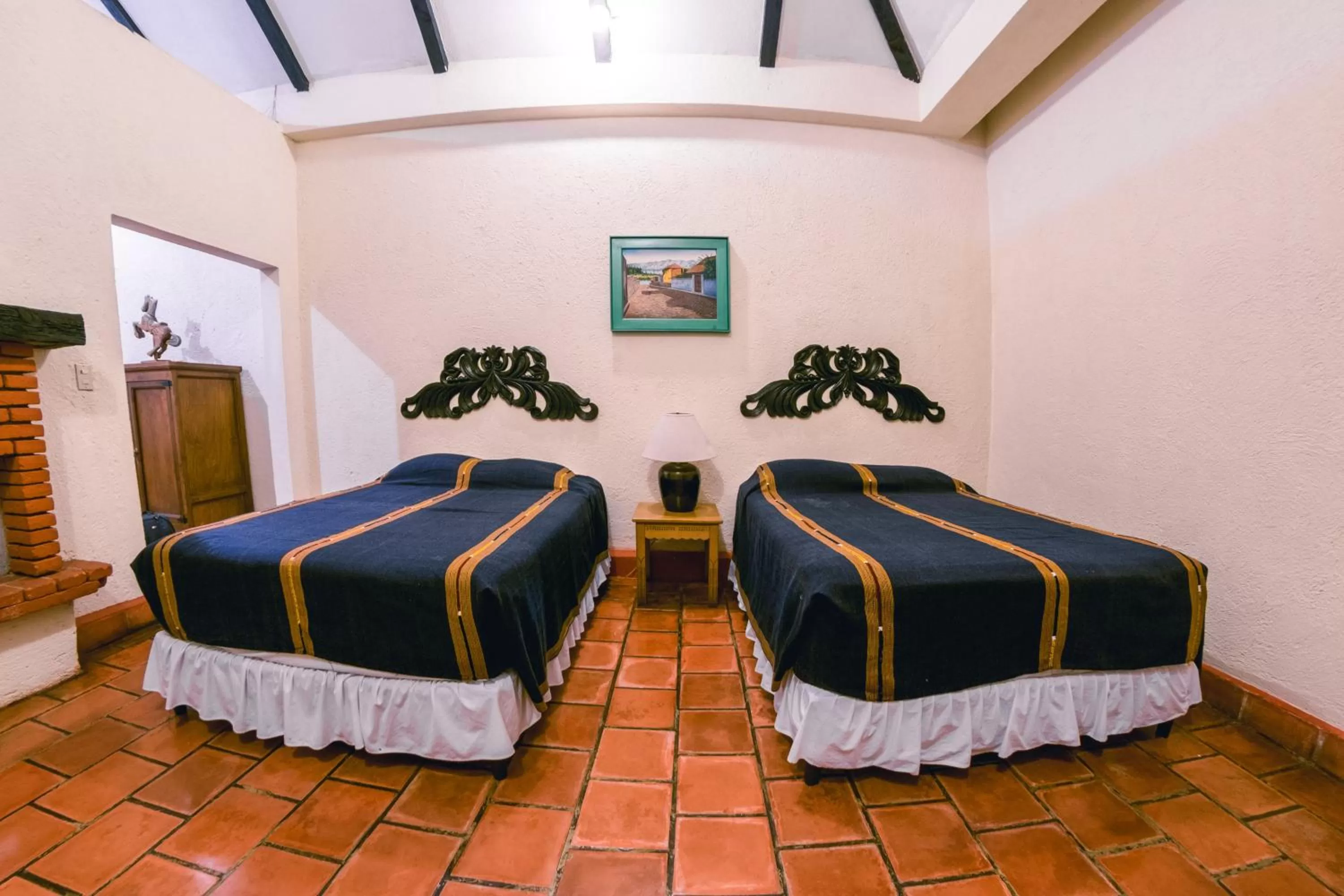 Bed in Hotel Toliman