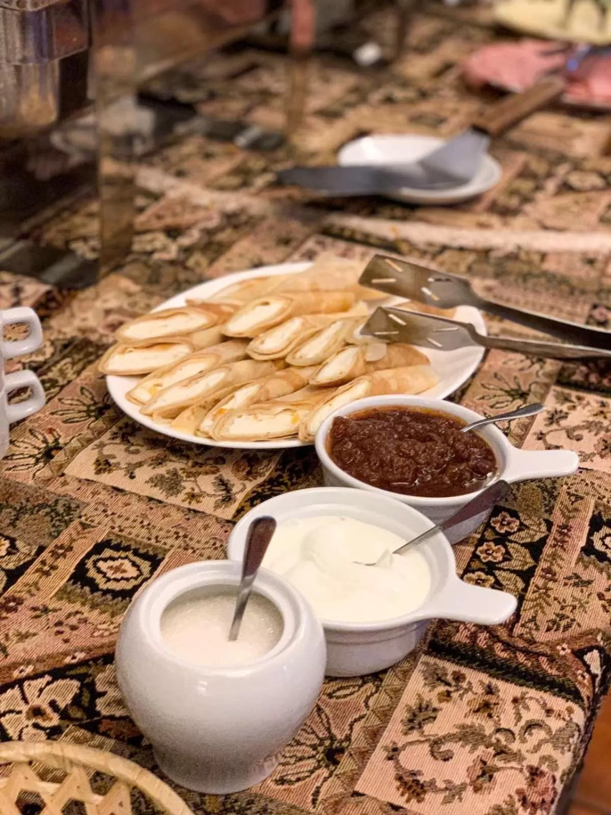 Breakfast in Ukraina Hotel