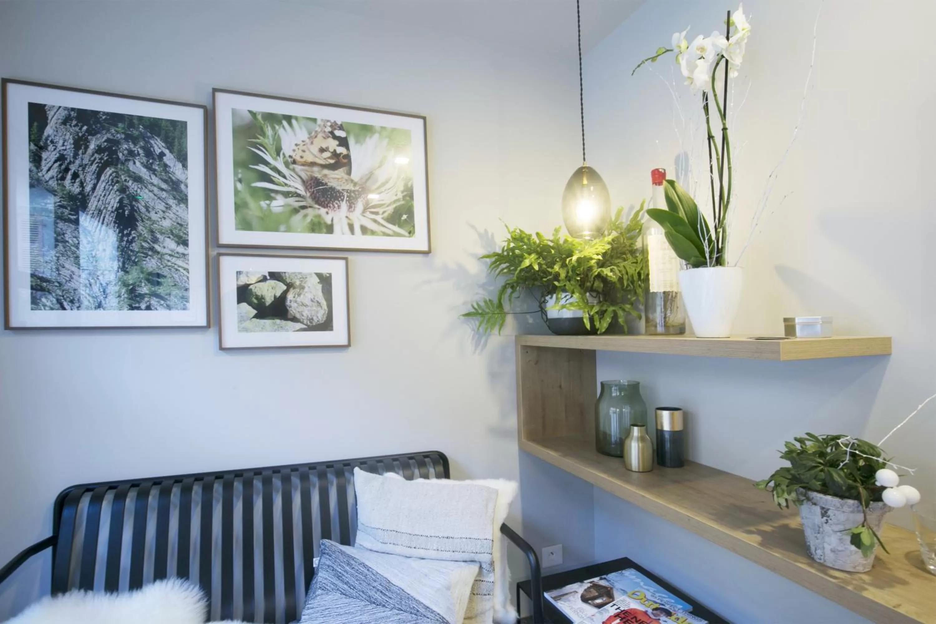 Lobby or reception in Le Génépy - Appart'hôtel de Charme