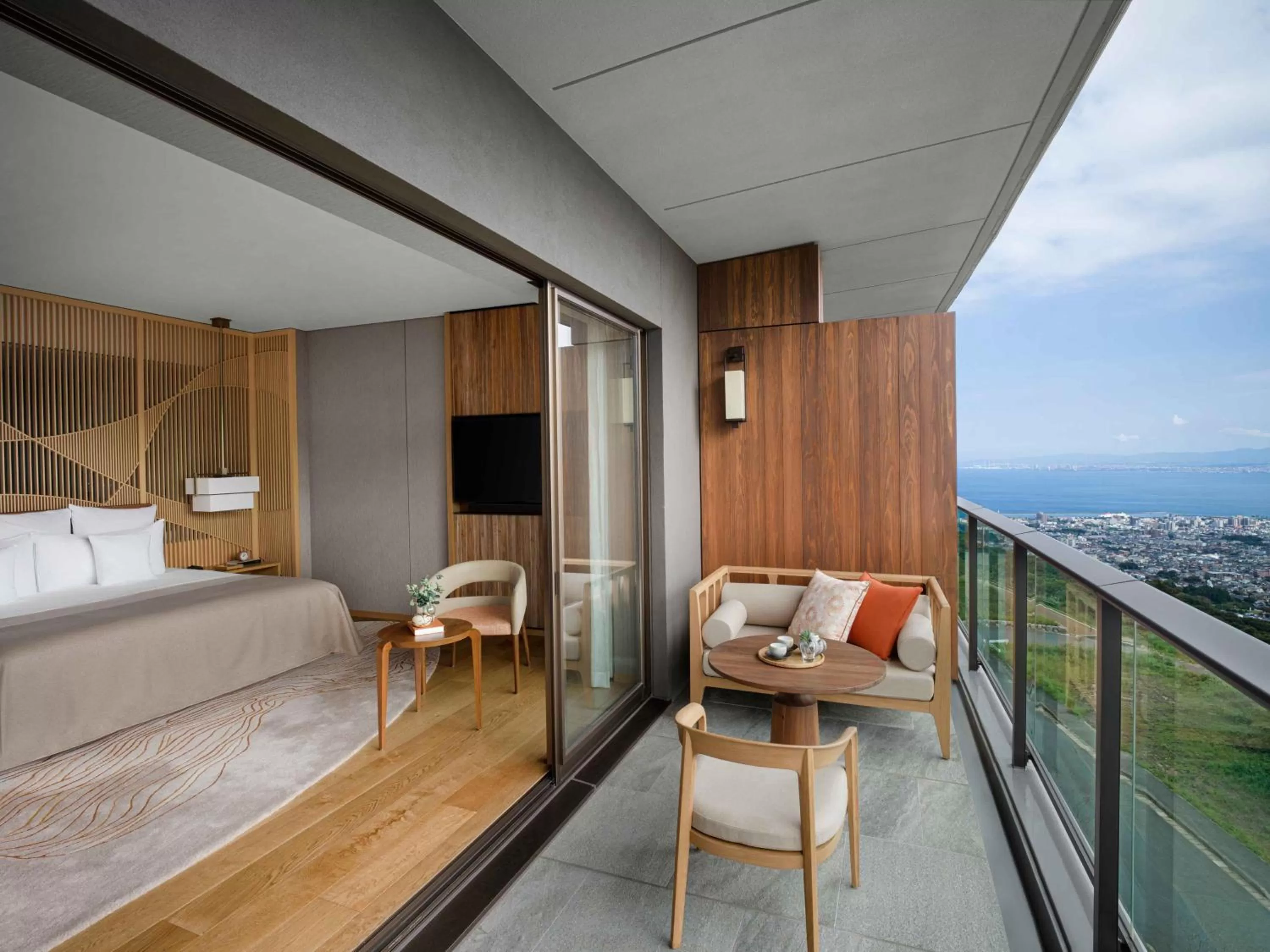 Photo of the whole room, Bed in ANA InterContinental Beppu Resort & Spa by IHG