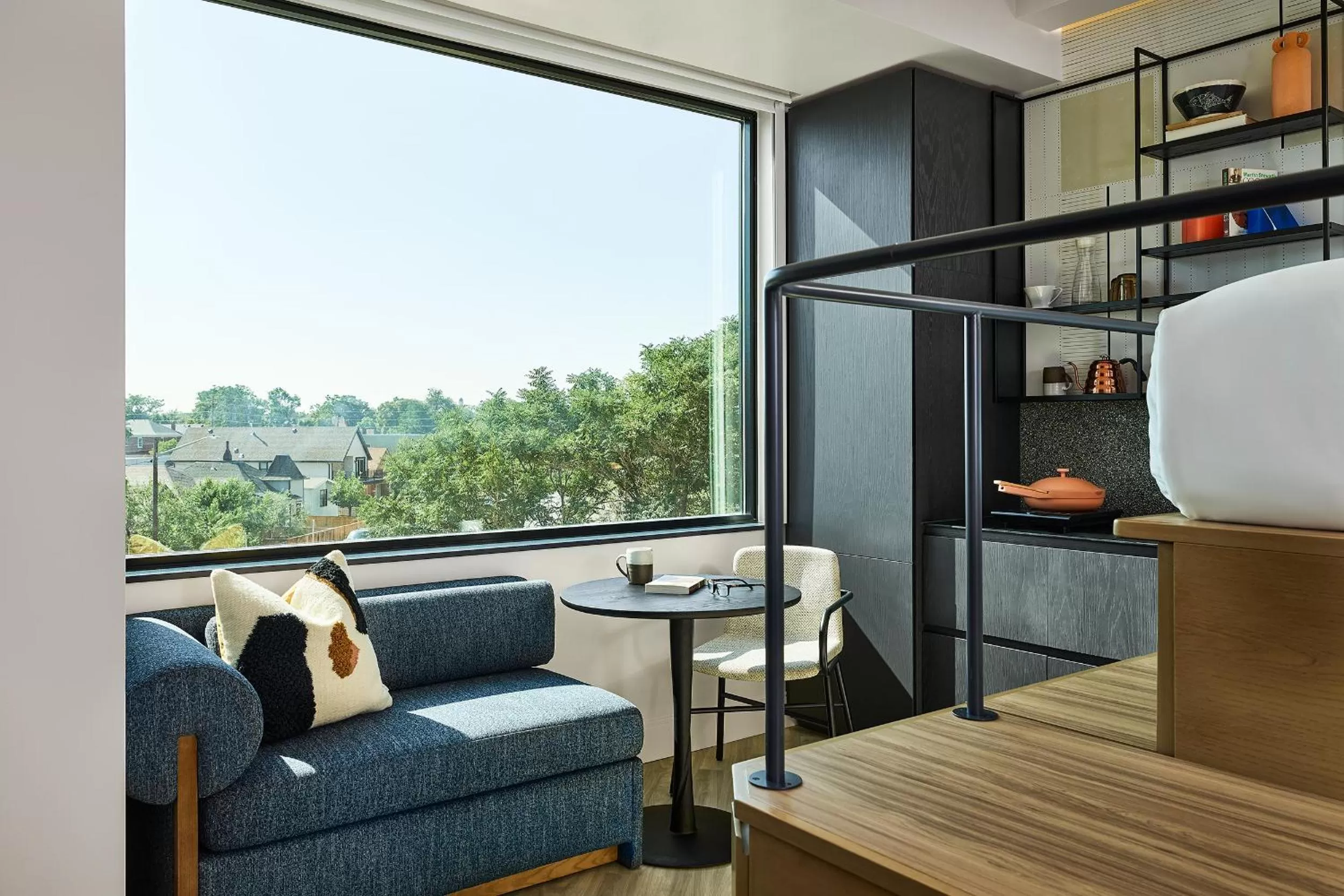 Seating area in Catbird Hotel