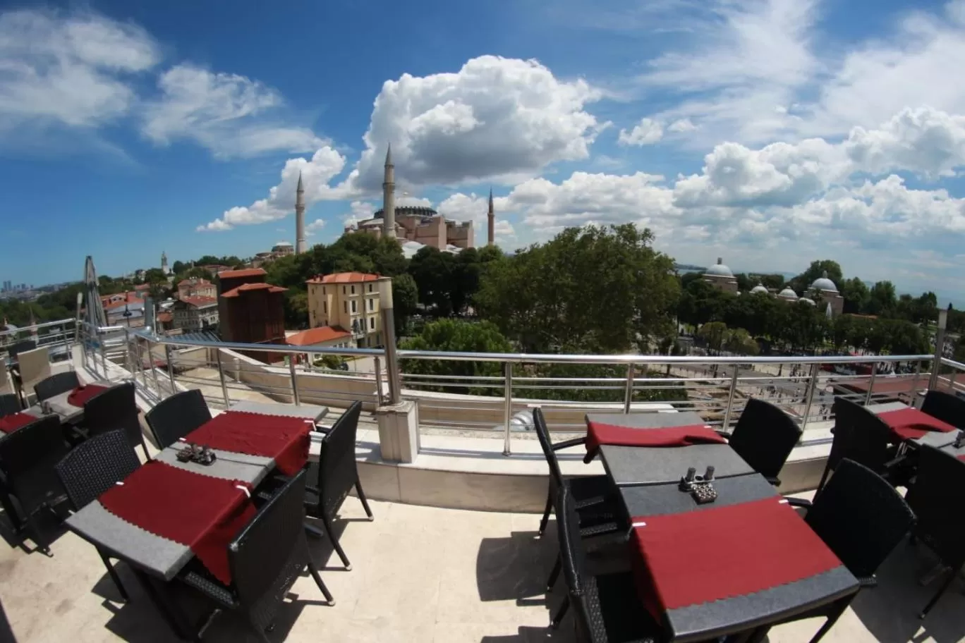 Balcony/Terrace in Ares Hotel