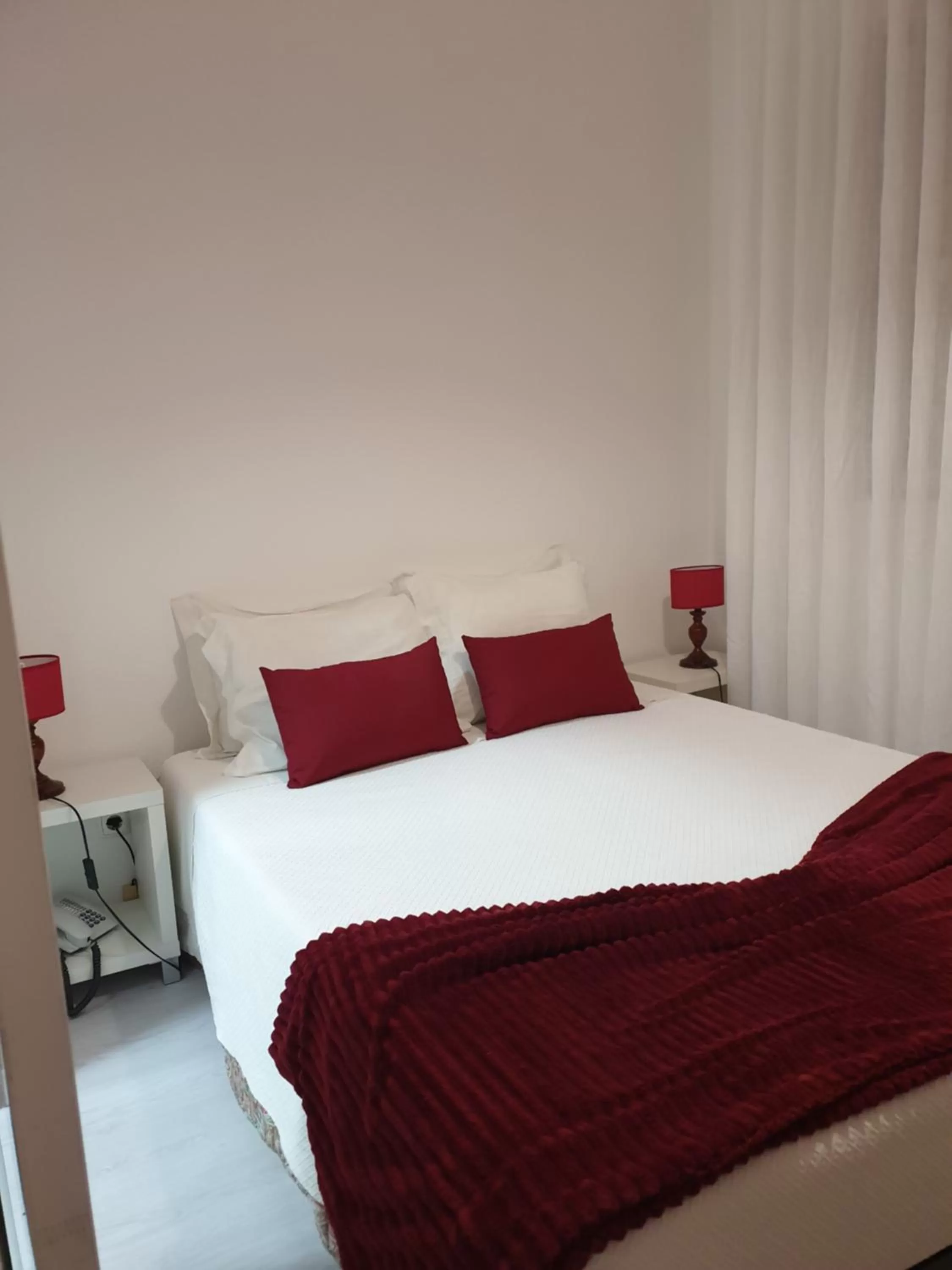 Bed in Hotel Palmeira