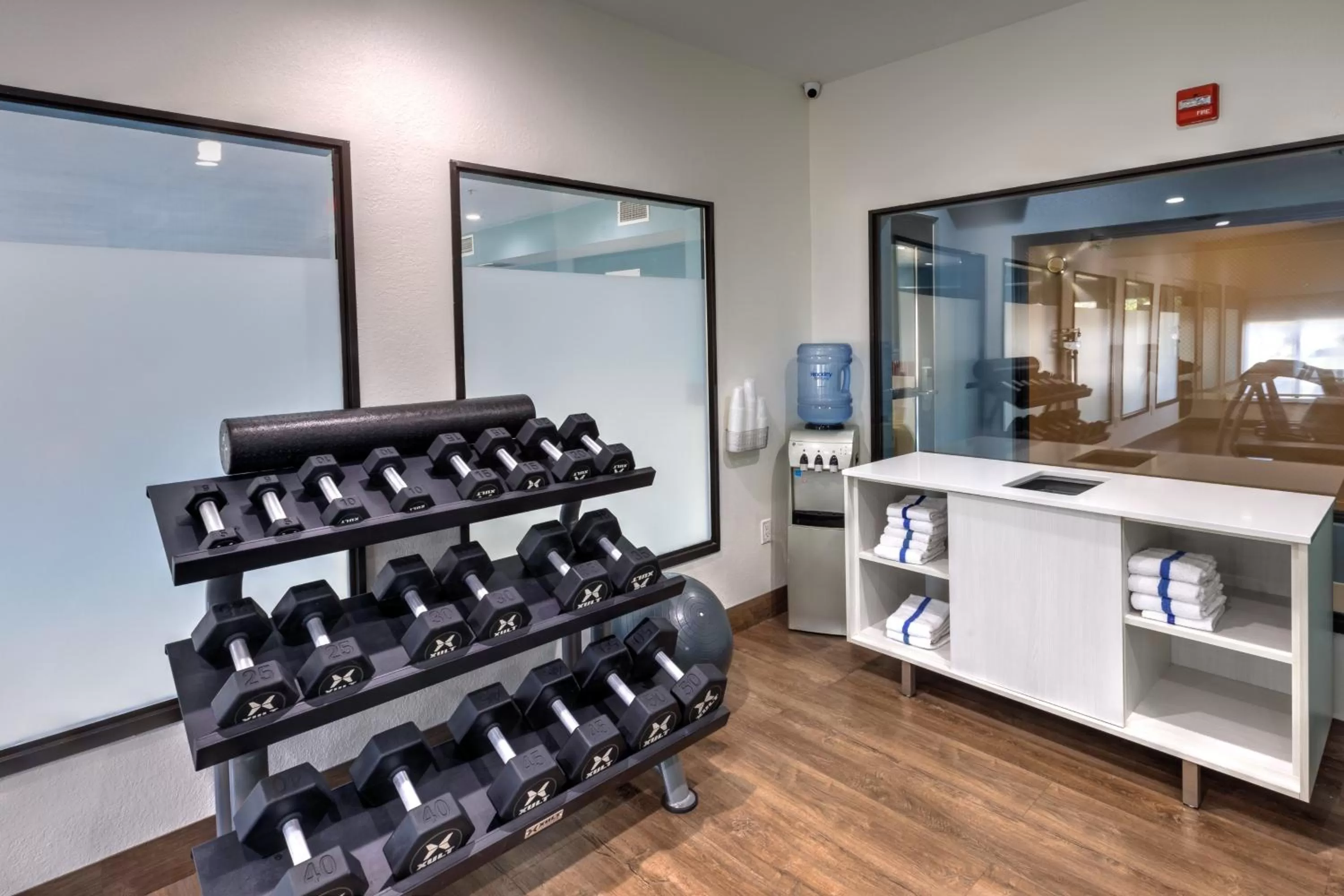 Fitness centre/facilities in Holiday Inn Express & Suites Shelbyville Indianapolis by IHG