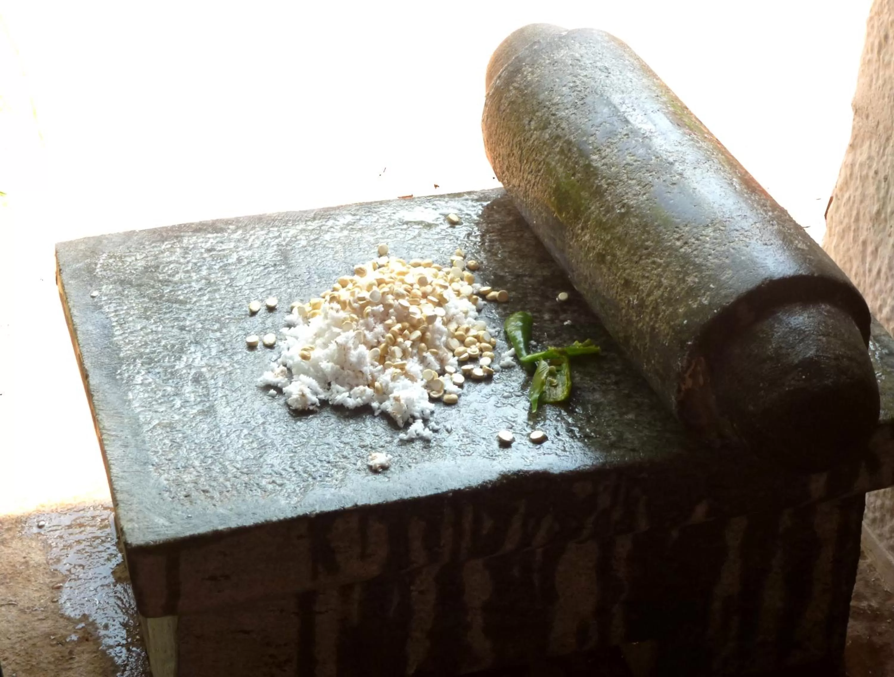 Food close-up in Saratha Vilas Chettinad