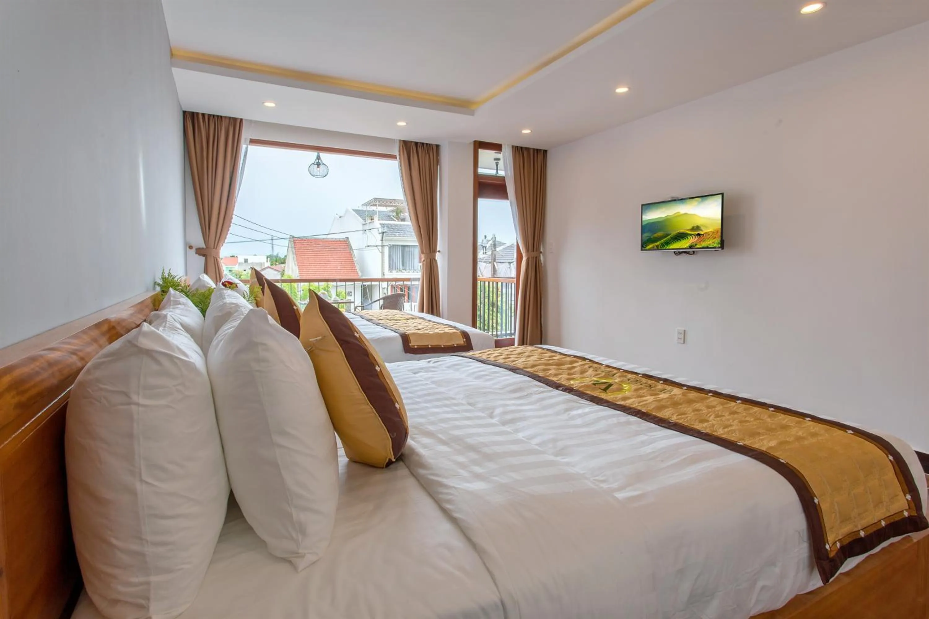 Bedroom, Bed in Hoi An Vi Khoa Villa