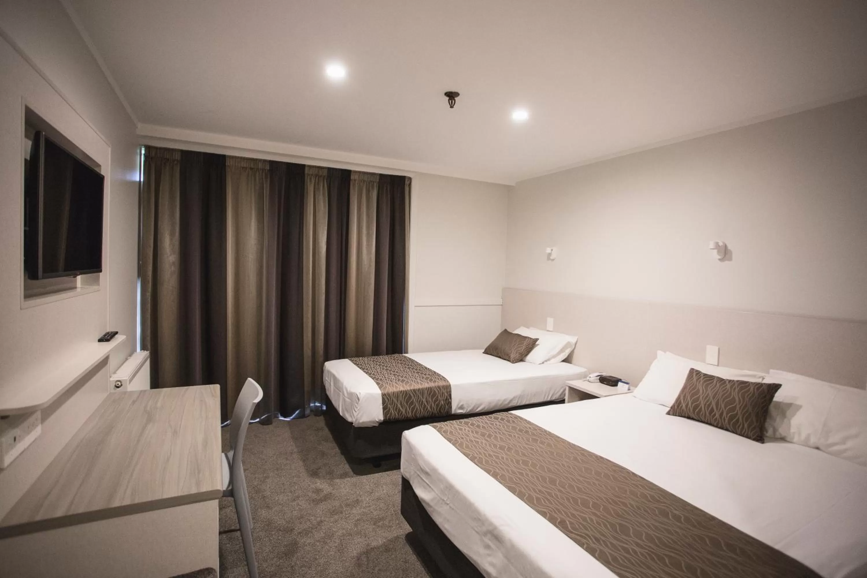 Photo of the whole room, Bed in Wanaka Hotel